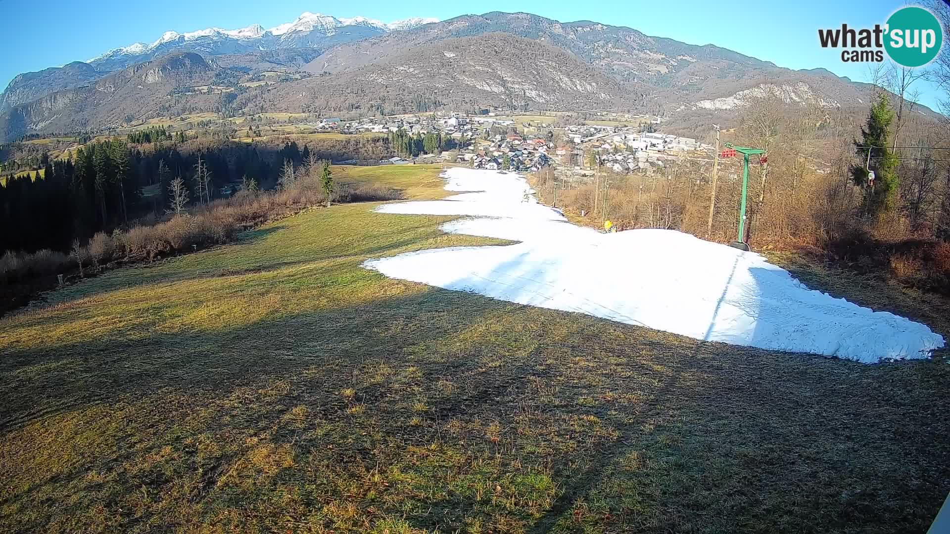 Spletna kamera Bohinjska Bistrica – Pogled v živo s smučišča Kozji Hrbet