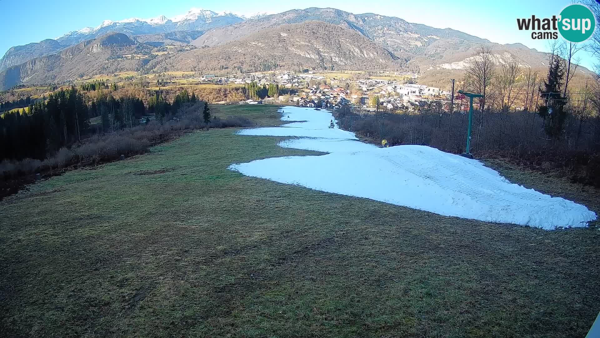 Spletna kamera Bohinjska Bistrica – Pogled v živo s smučišča Kozji Hrbet