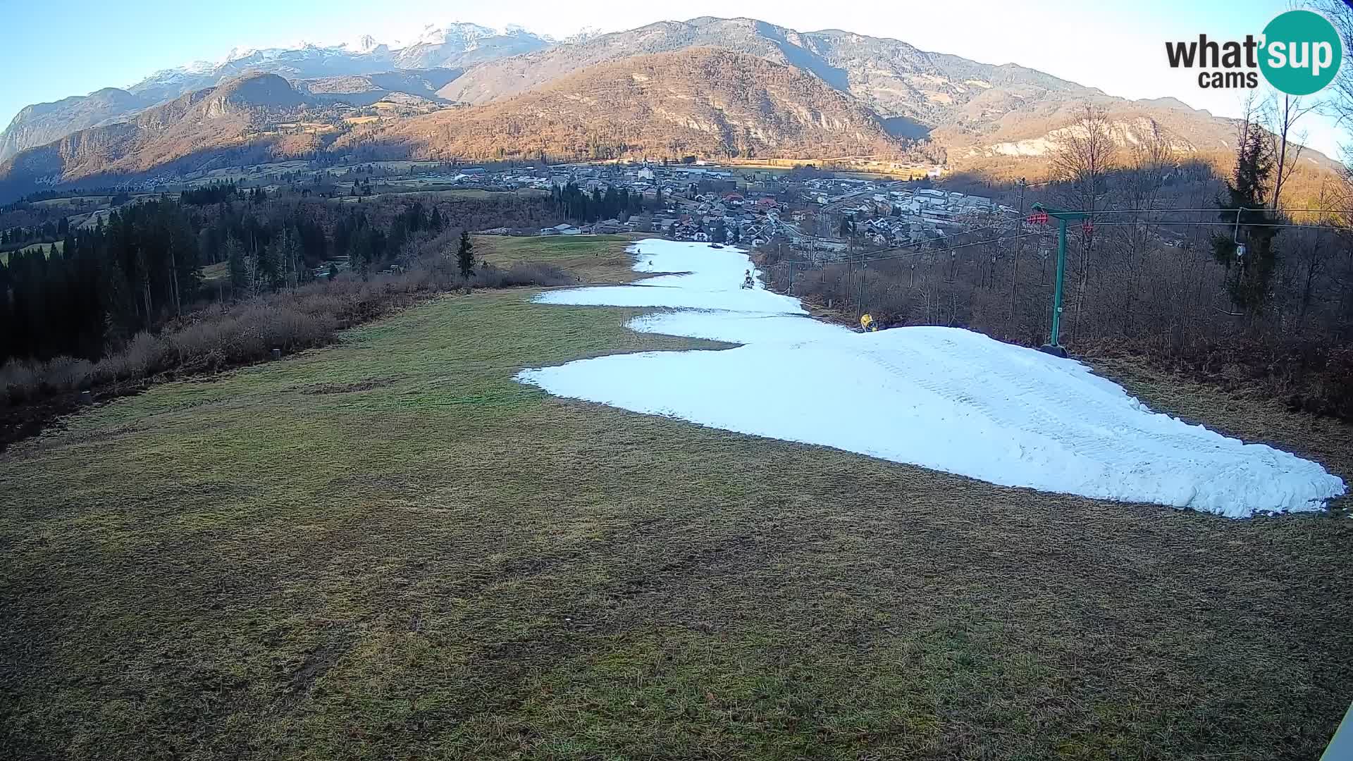 Kamera uživo Bohinjska Bistrica – Pogled u stvarnom vremenu sa skijališta Kozji Hrbet