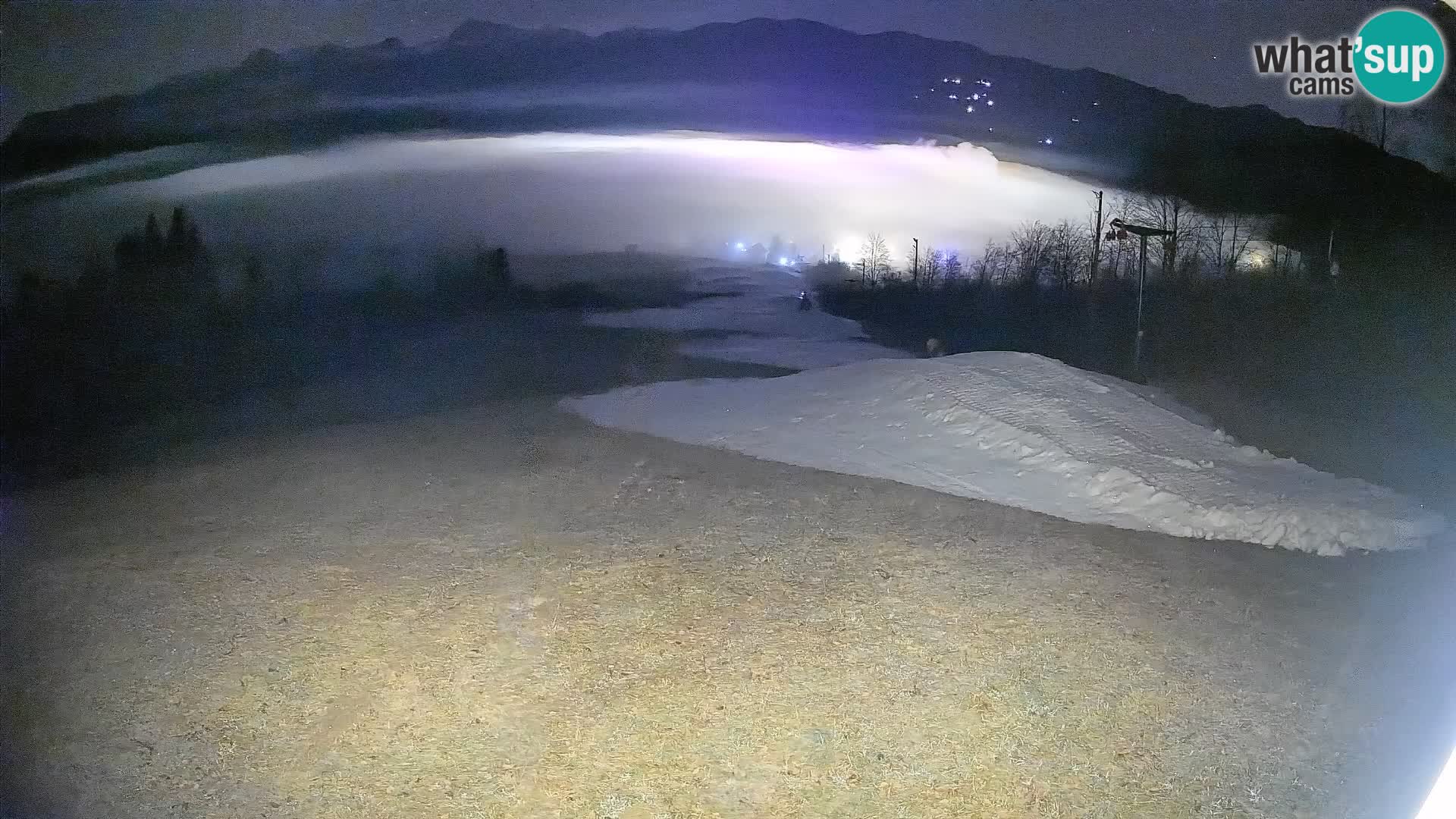 Kamera uživo Bohinjska Bistrica – Pogled u stvarnom vremenu sa skijališta Kozji Hrbet