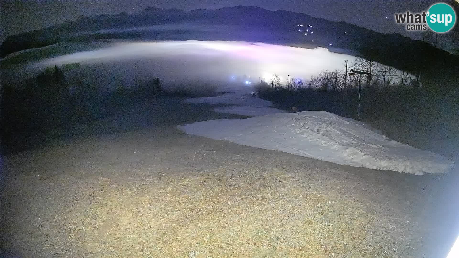 Kamera uživo Bohinjska Bistrica – Pogled u stvarnom vremenu sa skijališta Kozji Hrbet