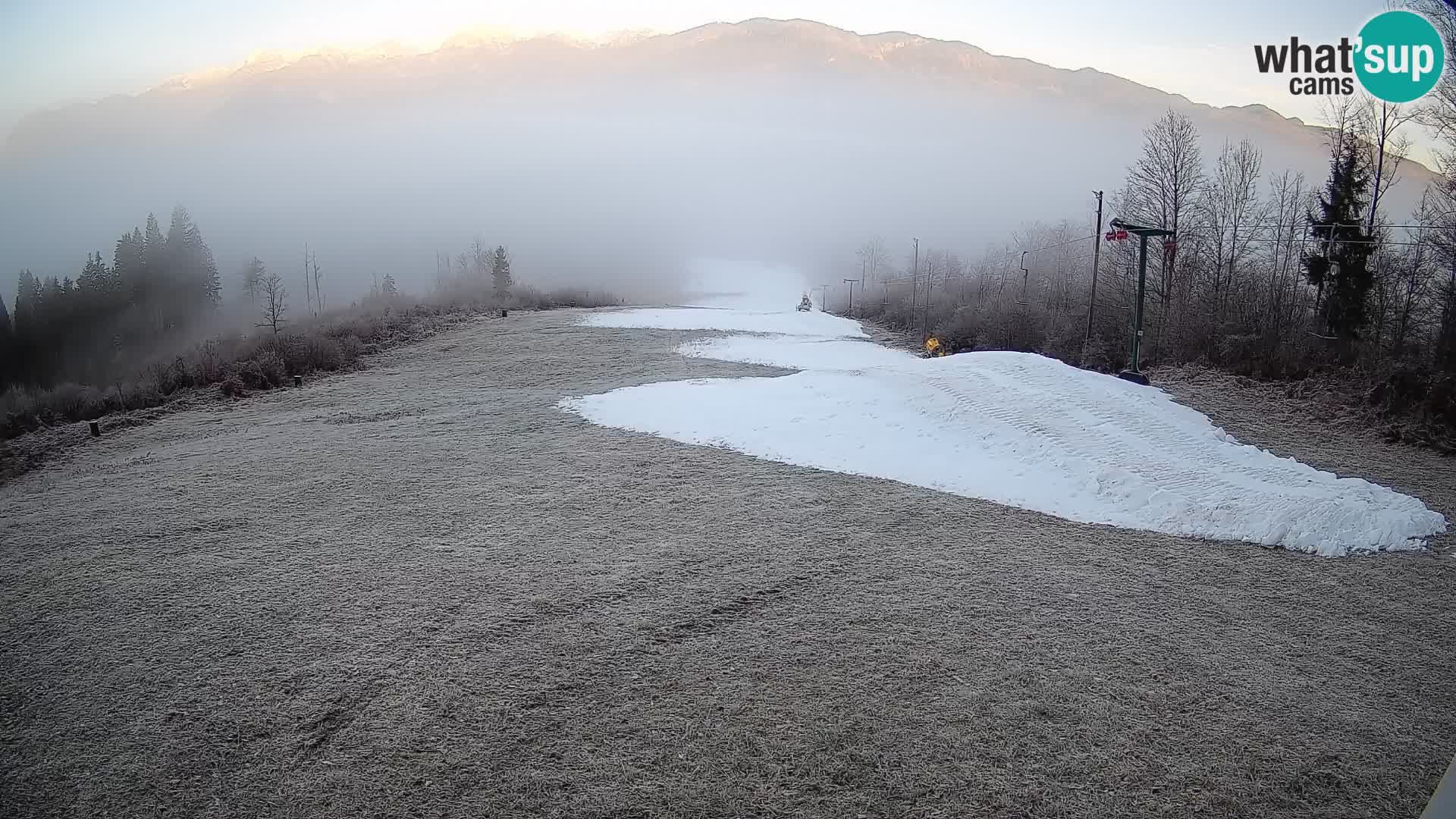 Spletna kamera Bohinjska Bistrica – Pogled v živo s smučišča Kozji Hrbet