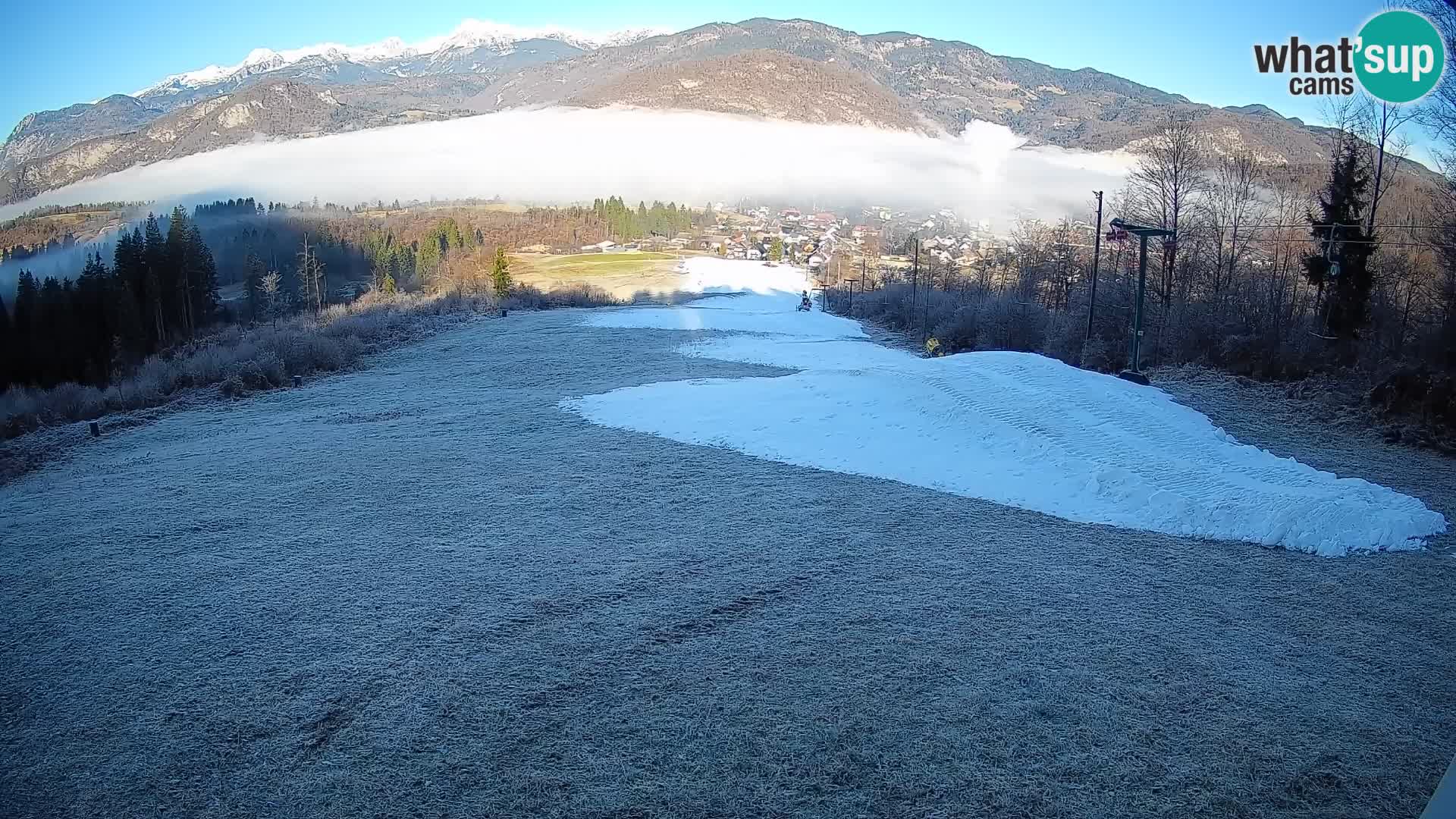 Spletna kamera Bohinjska Bistrica – Pogled v živo s smučišča Kozji Hrbet