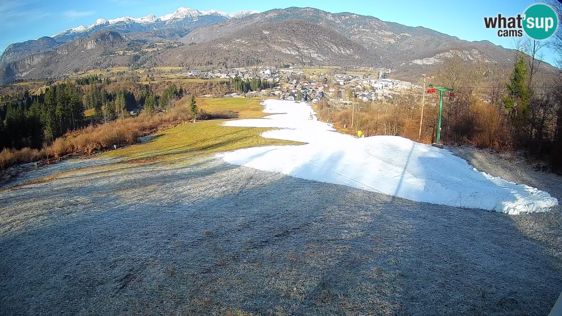 Kamera uživo Bohinjska Bistrica – Pogled u stvarnom vremenu sa skijališta Kozji Hrbet