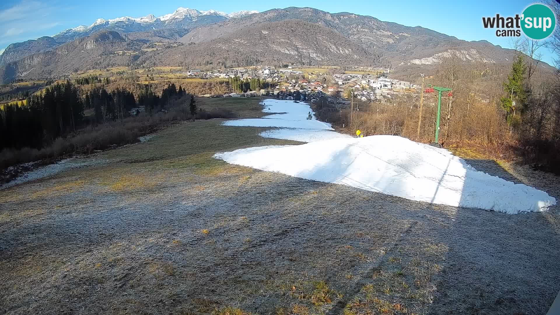 Spletna kamera Bohinjska Bistrica – Pogled v živo s smučišča Kozji Hrbet