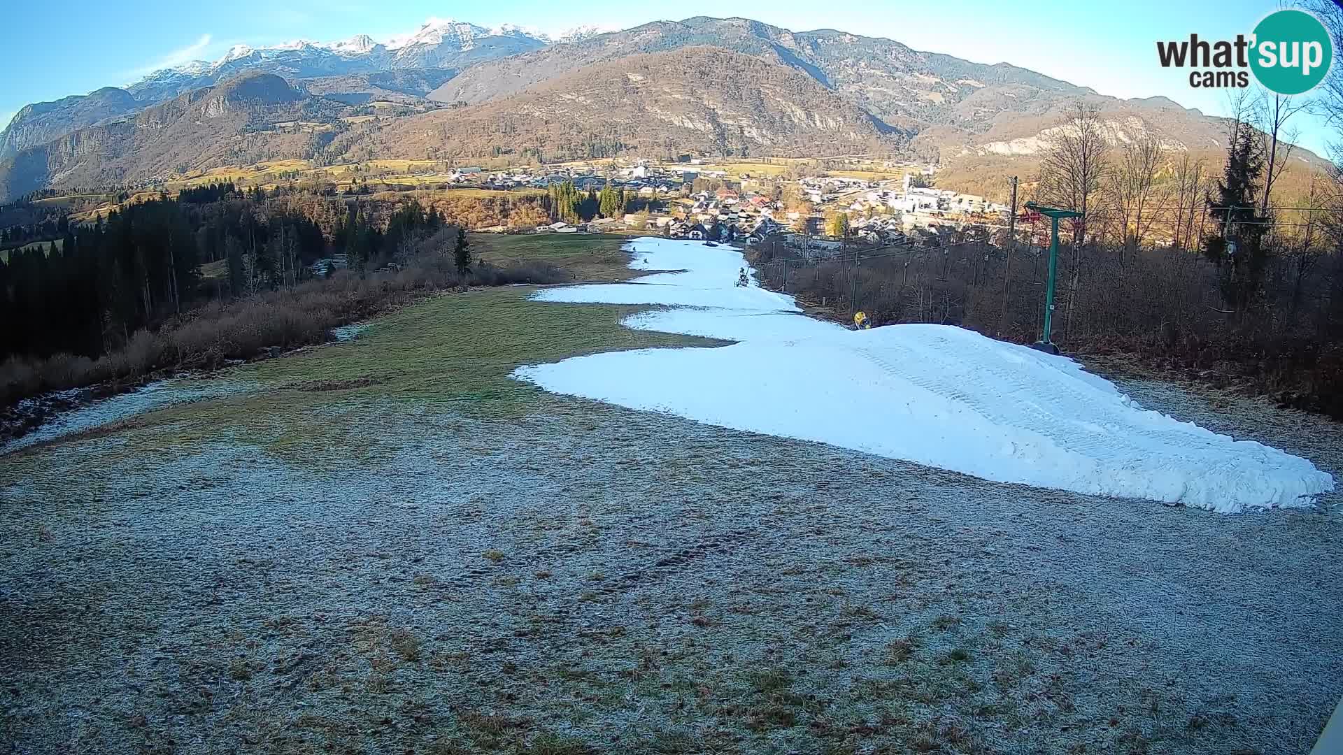 Kamera uživo Bohinjska Bistrica – Pogled u stvarnom vremenu sa skijališta Kozji Hrbet