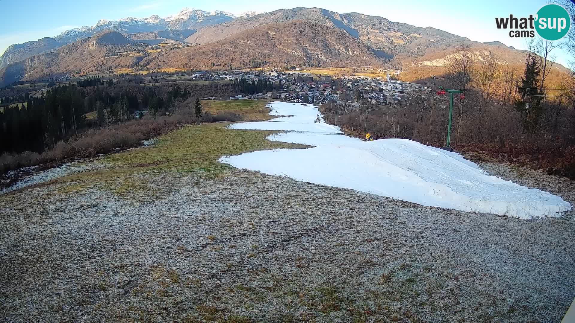 Spletna kamera Bohinjska Bistrica – Pogled v živo s smučišča Kozji Hrbet