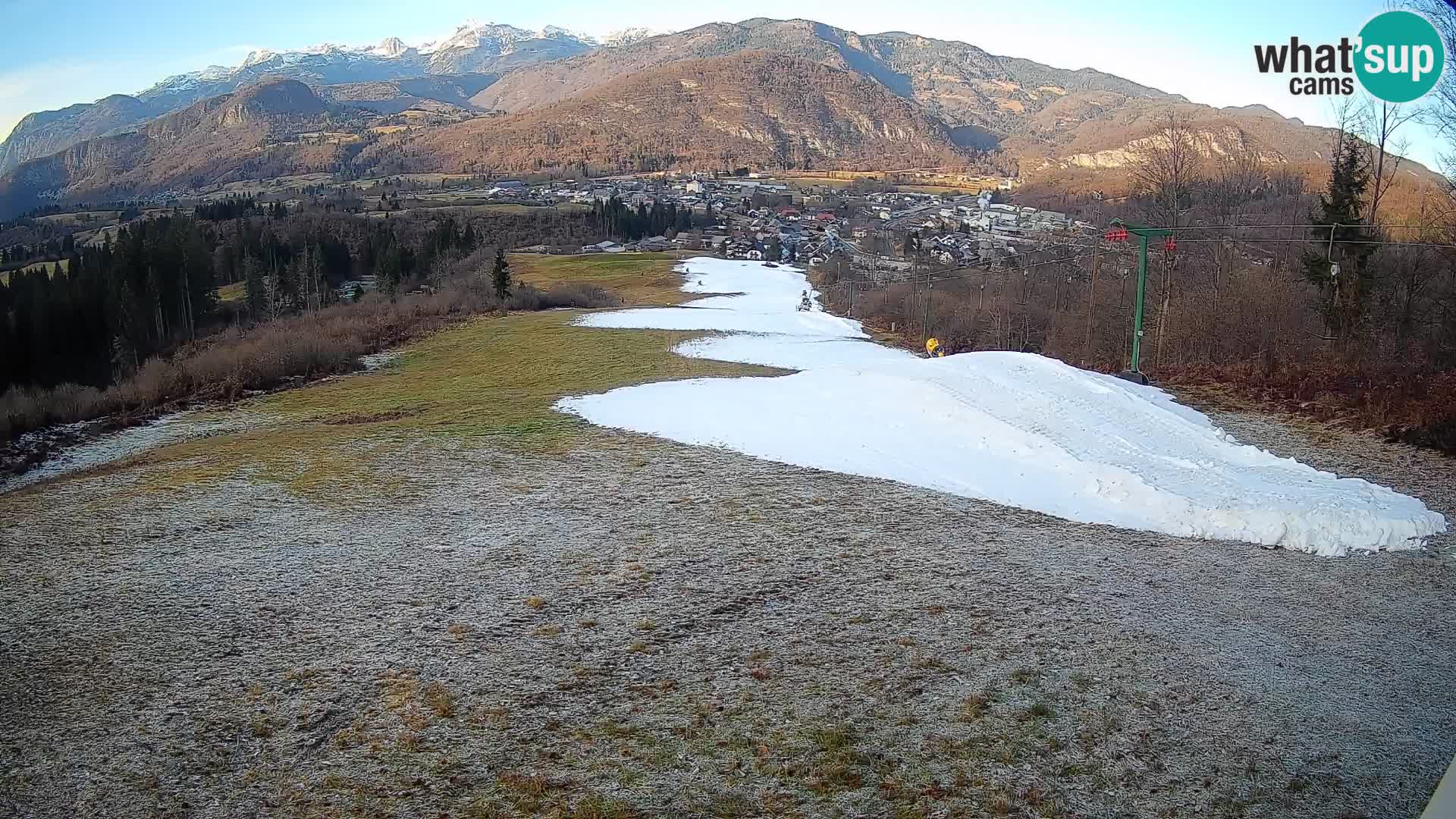Kamera uživo Bohinjska Bistrica – Pogled u stvarnom vremenu sa skijališta Kozji Hrbet