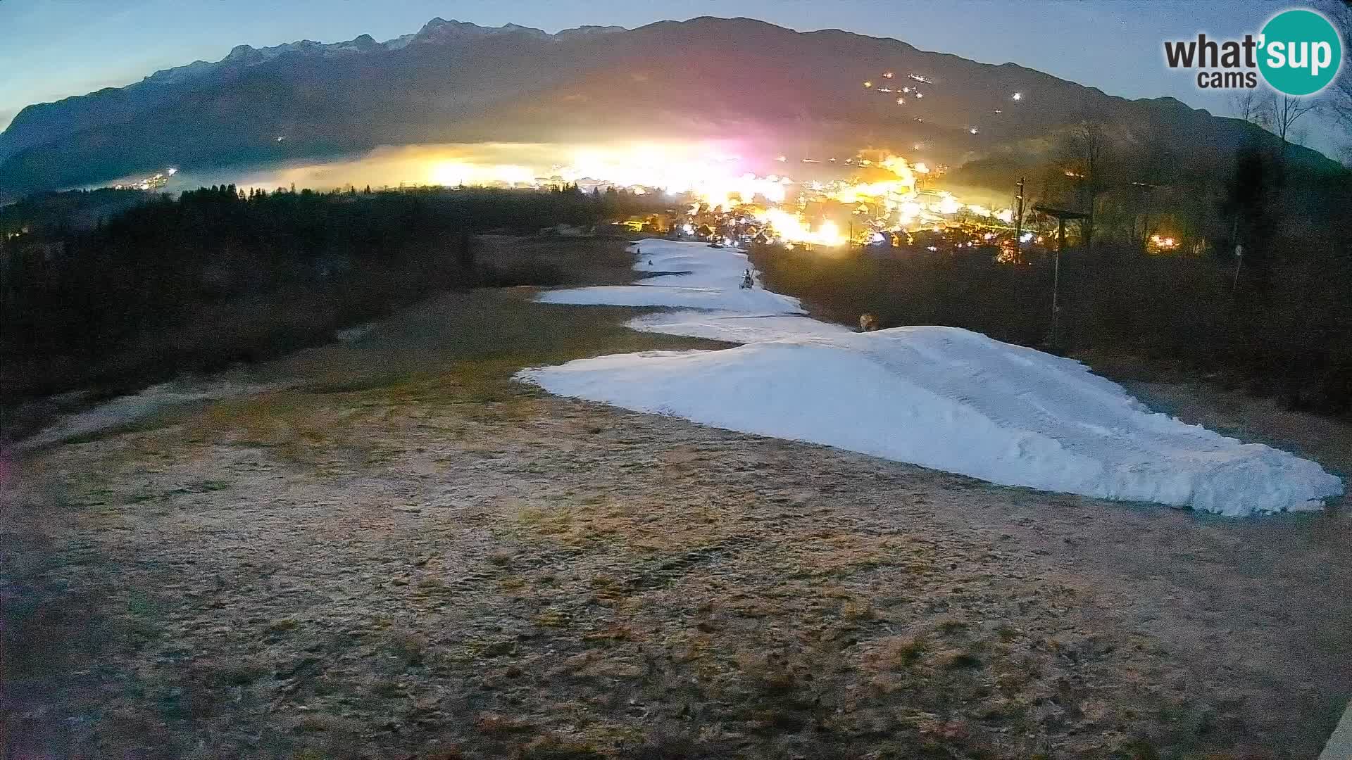 Spletna kamera Bohinjska Bistrica – Pogled v živo s smučišča Kozji Hrbet