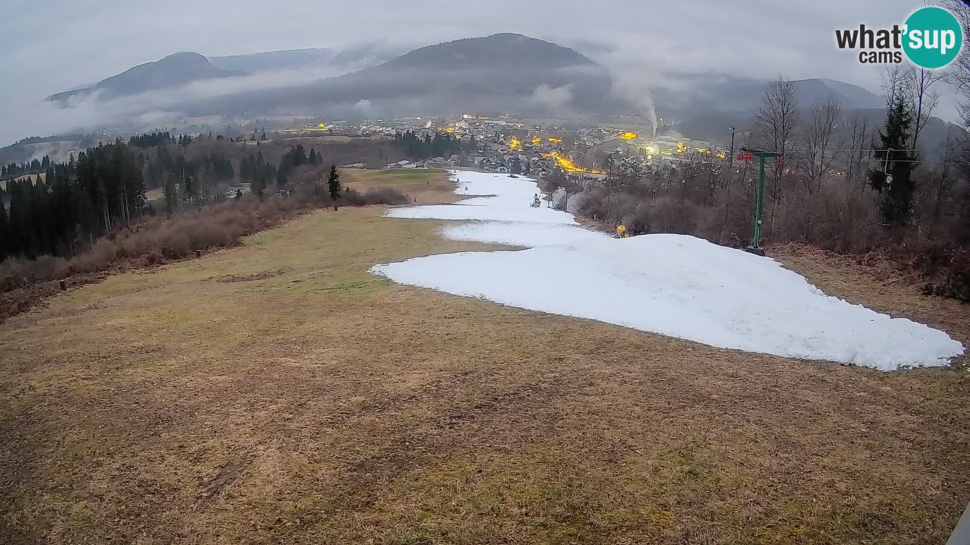 Webcam Bohinjska Bistrica – Live View from Kozji Hrbet Ski Station