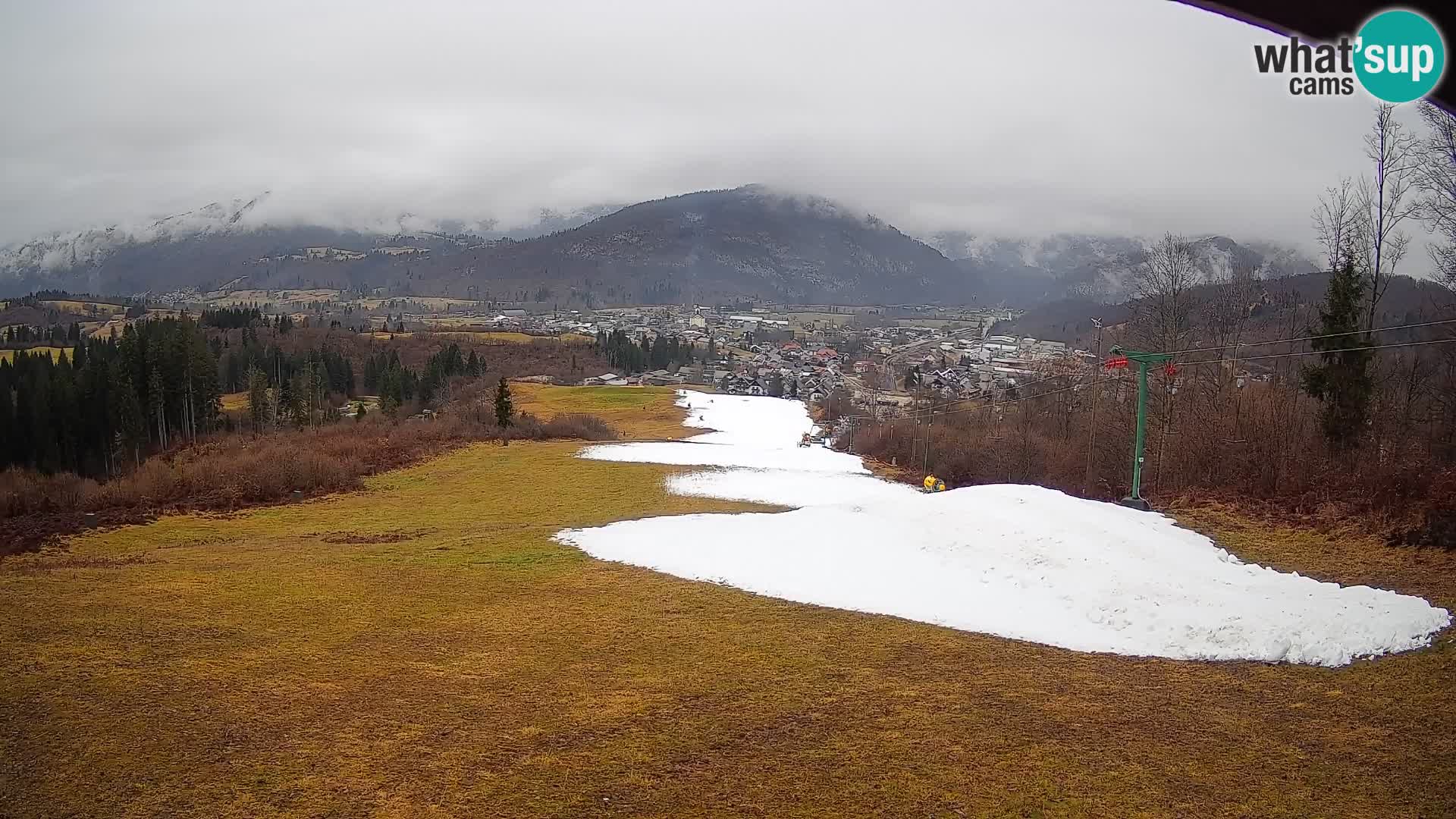 Webcam Bohinjska Bistrica – Live View from Kozji Hrbet Ski Station