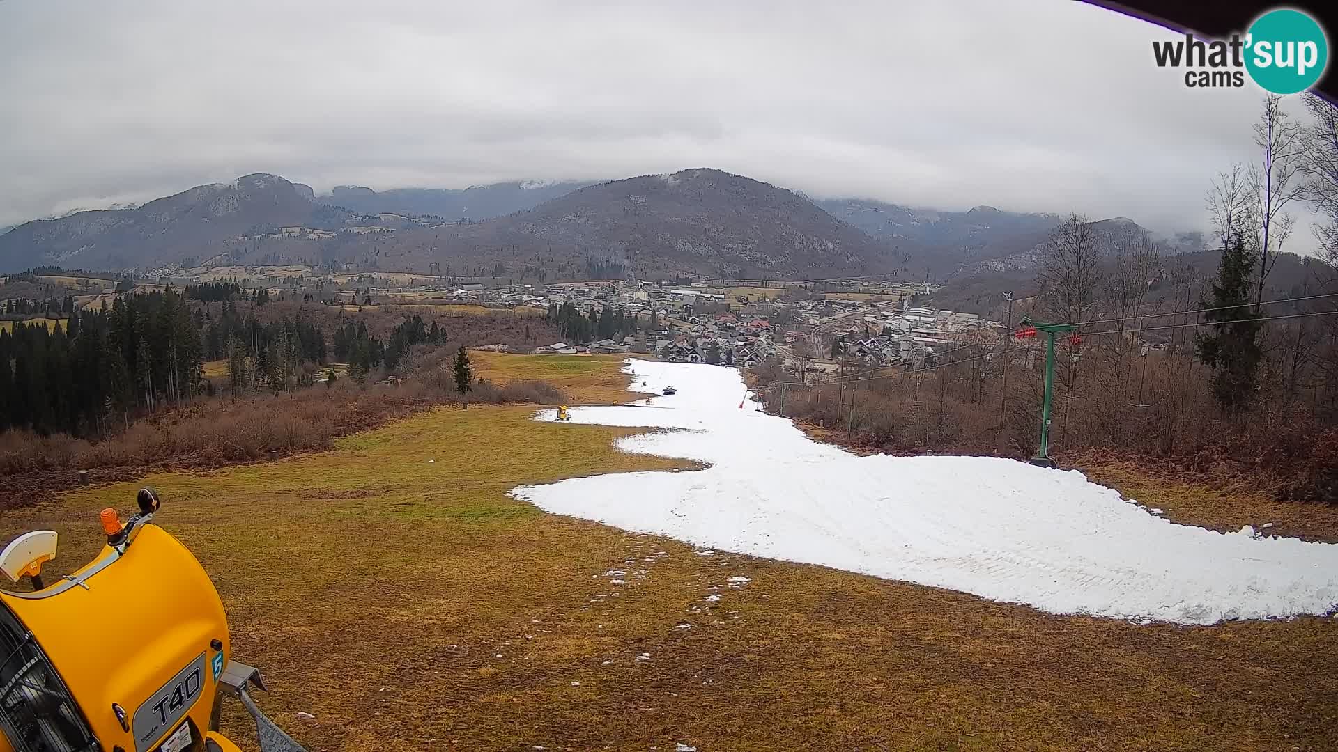 Webcam Bohinjska Bistrica – Live View from Kozji Hrbet Ski Station