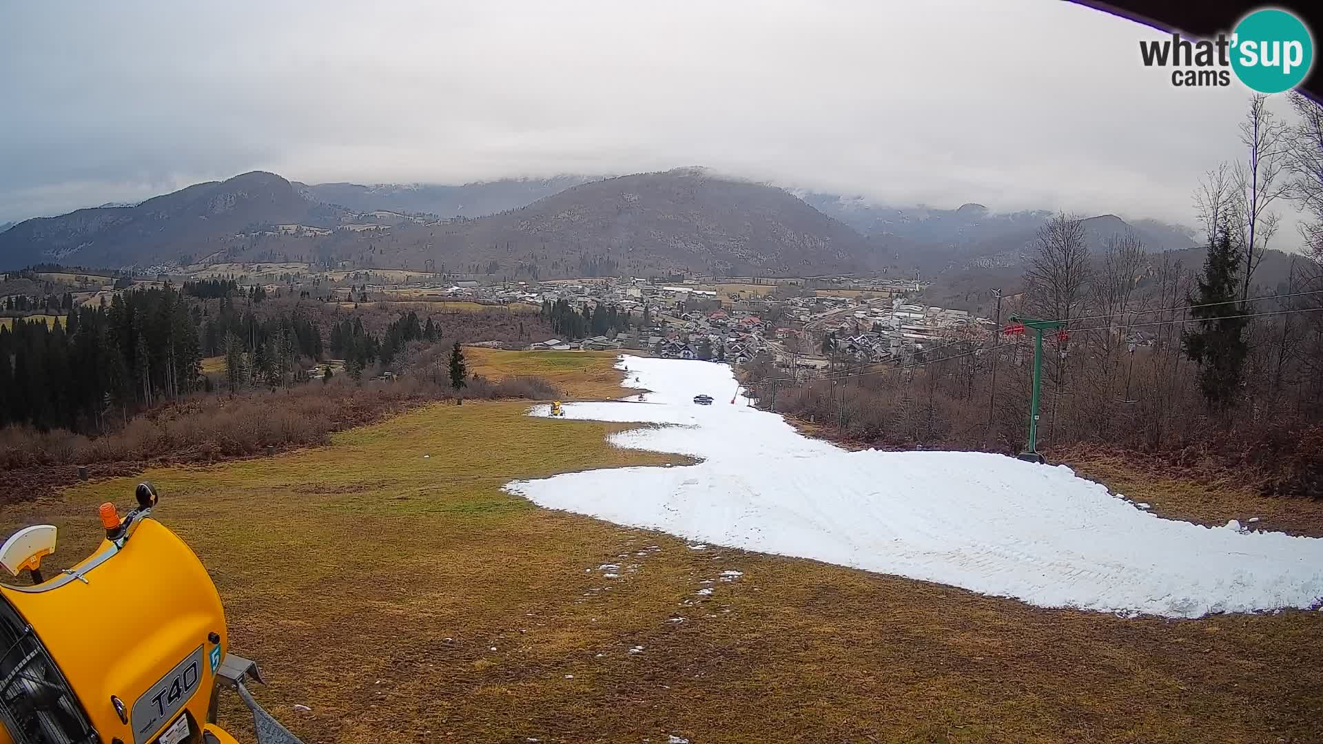 Webcam Bohinjska Bistrica – Live View from Kozji Hrbet Ski Station