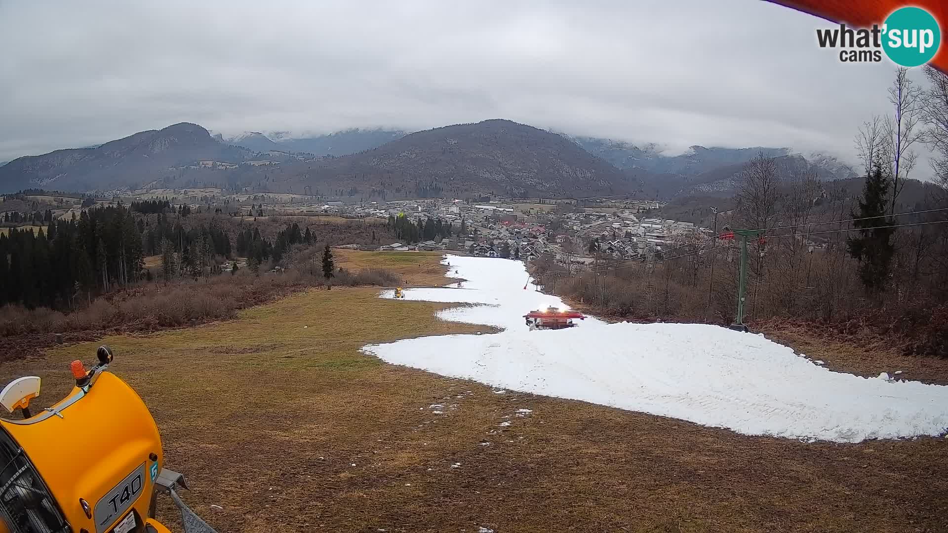 Spletna kamera Bohinjska Bistrica – Pogled v živo s smučišča Kozji Hrbet