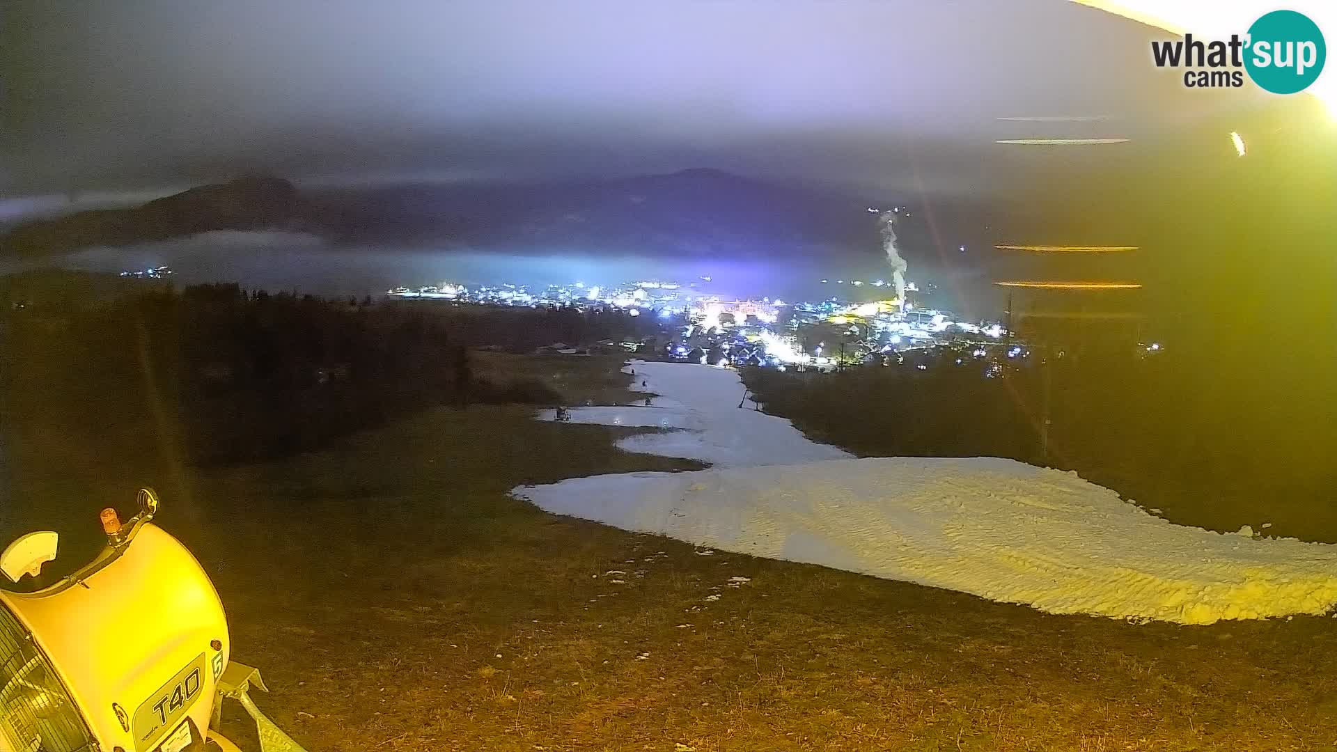 Spletna kamera Bohinjska Bistrica – Pogled v živo s smučišča Kozji Hrbet