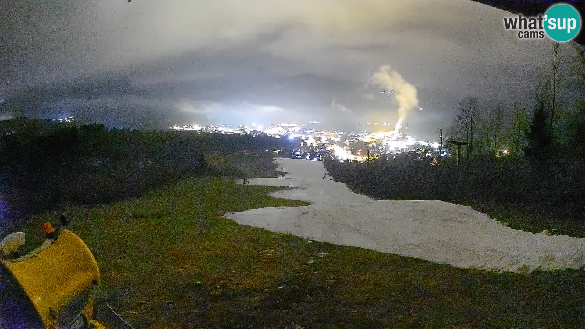 Kamera uživo Bohinjska Bistrica – Pogled u stvarnom vremenu sa skijališta Kozji Hrbet