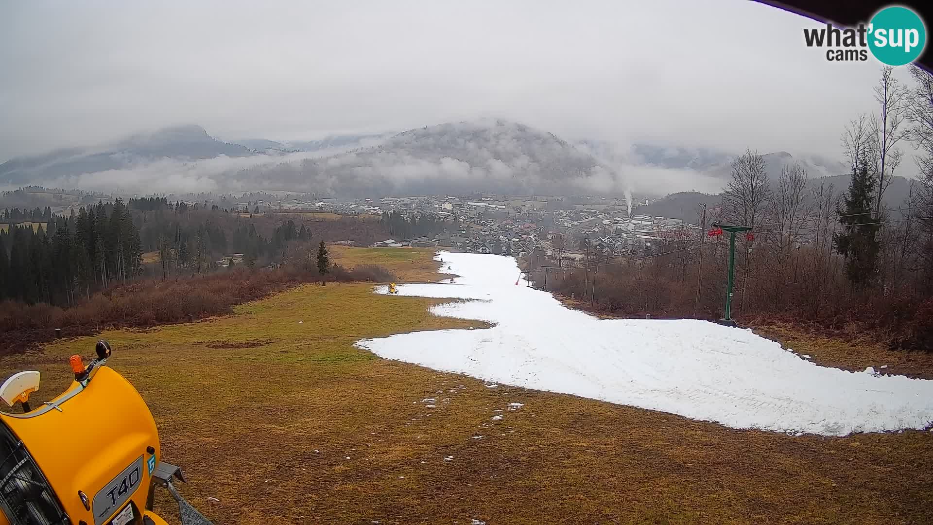 Kamera uživo Bohinjska Bistrica – Pogled u stvarnom vremenu sa skijališta Kozji Hrbet