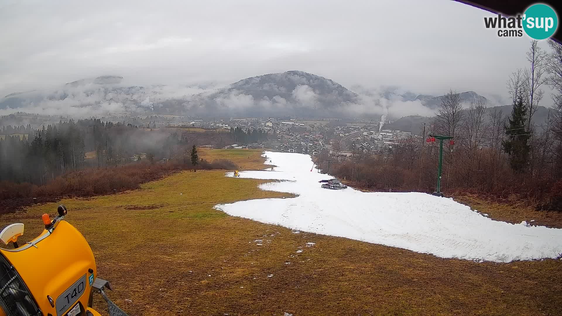 Kamera uživo Bohinjska Bistrica – Pogled u stvarnom vremenu sa skijališta Kozji Hrbet