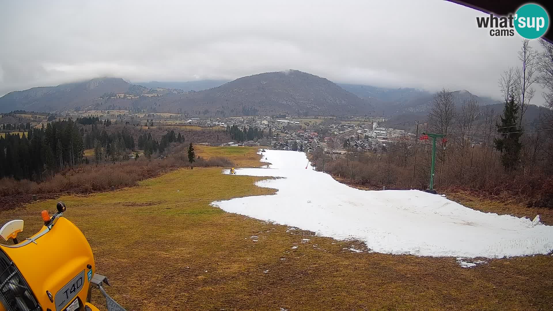 Kamera uživo Bohinjska Bistrica – Pogled u stvarnom vremenu sa skijališta Kozji Hrbet