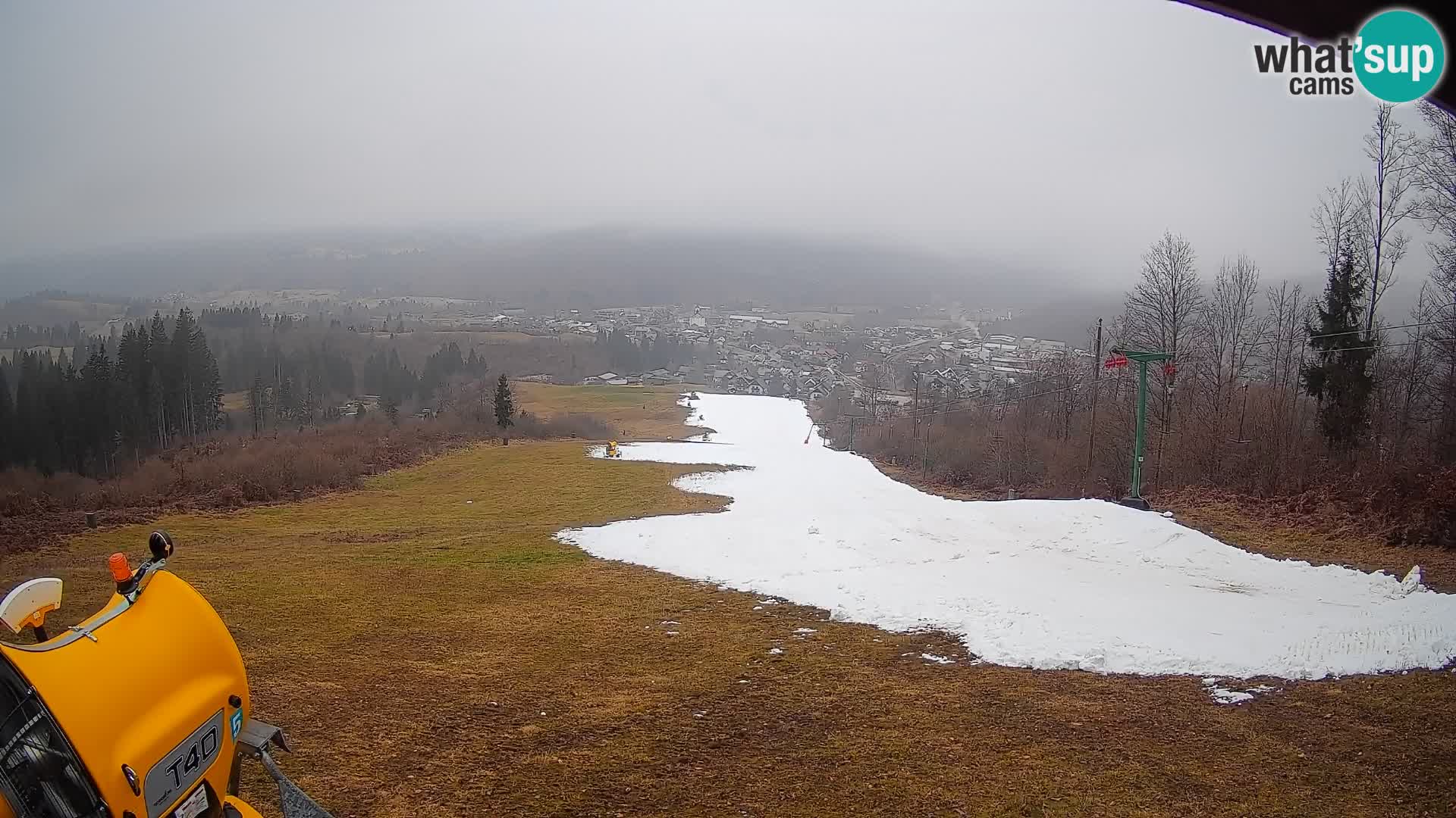 Spletna kamera Bohinjska Bistrica – Pogled v živo s smučišča Kozji Hrbet