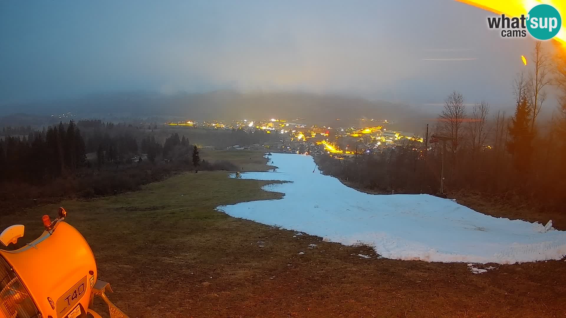 Kamera uživo Bohinjska Bistrica – Pogled u stvarnom vremenu sa skijališta Kozji Hrbet