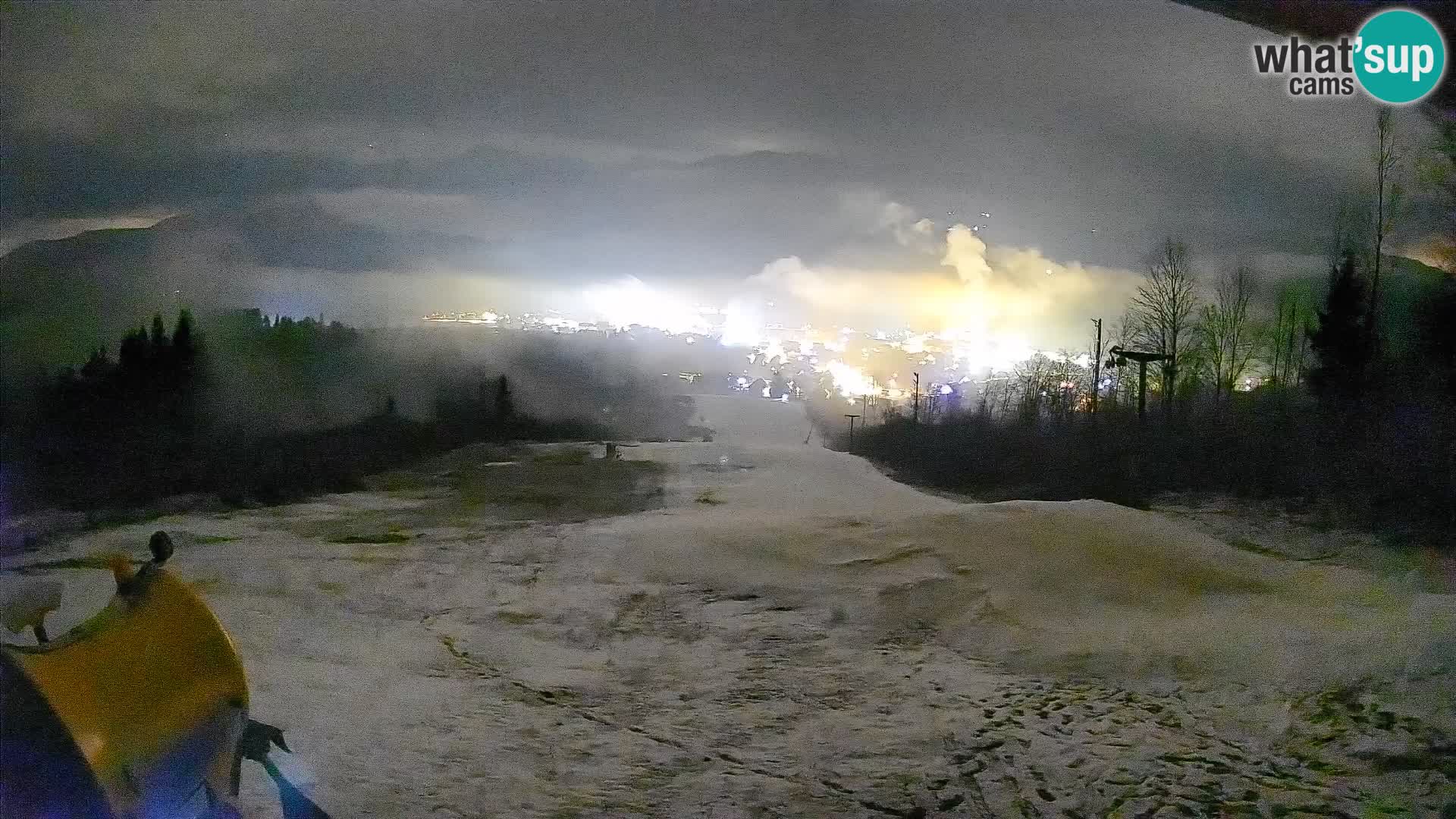 Spletna kamera Bohinjska Bistrica – Pogled v živo s smučišča Kozji Hrbet