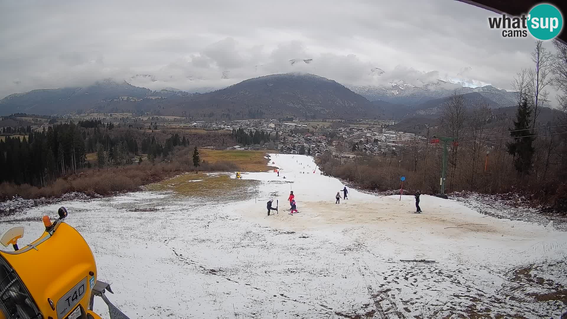 Webcam Bohinjska Bistrica – Live View from Kozji Hrbet Ski Station