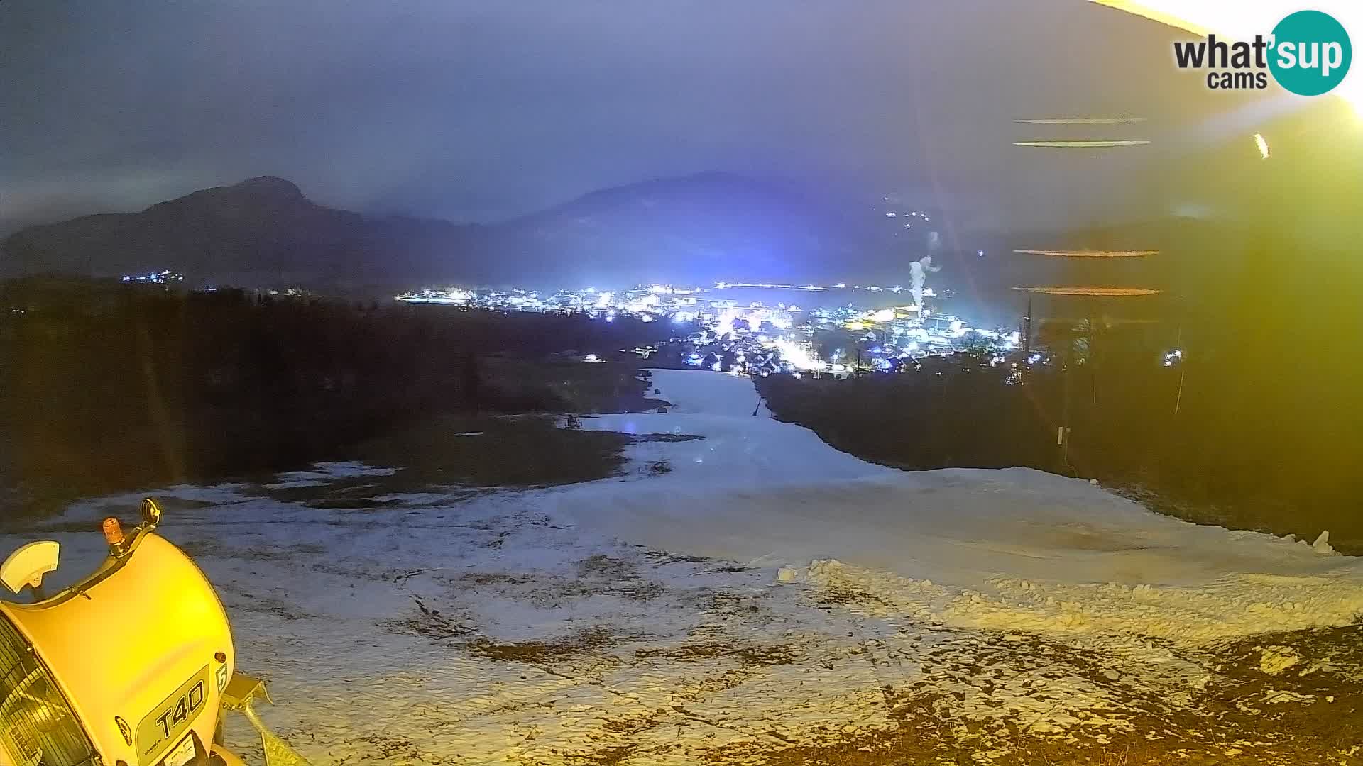 Spletna kamera Bohinjska Bistrica – Pogled v živo s smučišča Kozji Hrbet