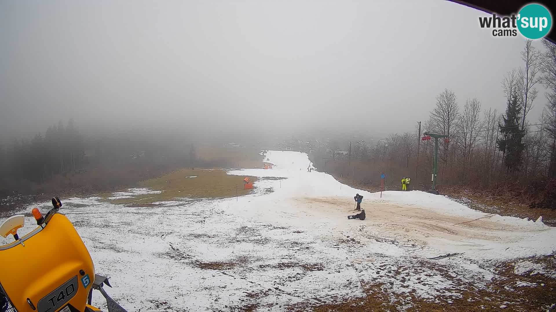 Spletna kamera Bohinjska Bistrica – Pogled v živo s smučišča Kozji Hrbet