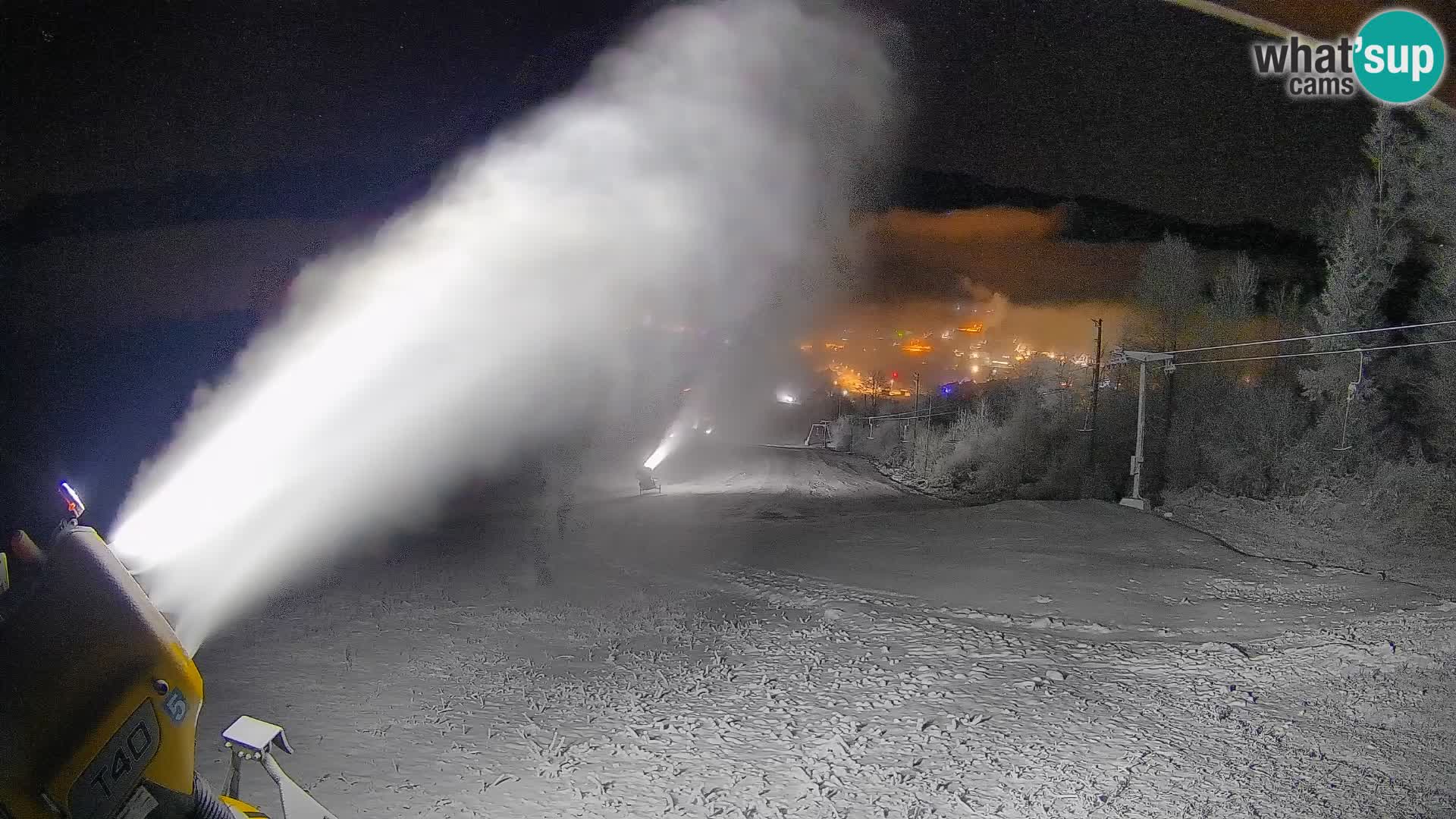 Spletna kamera Bohinjska Bistrica – Pogled v živo s smučišča Kozji Hrbet