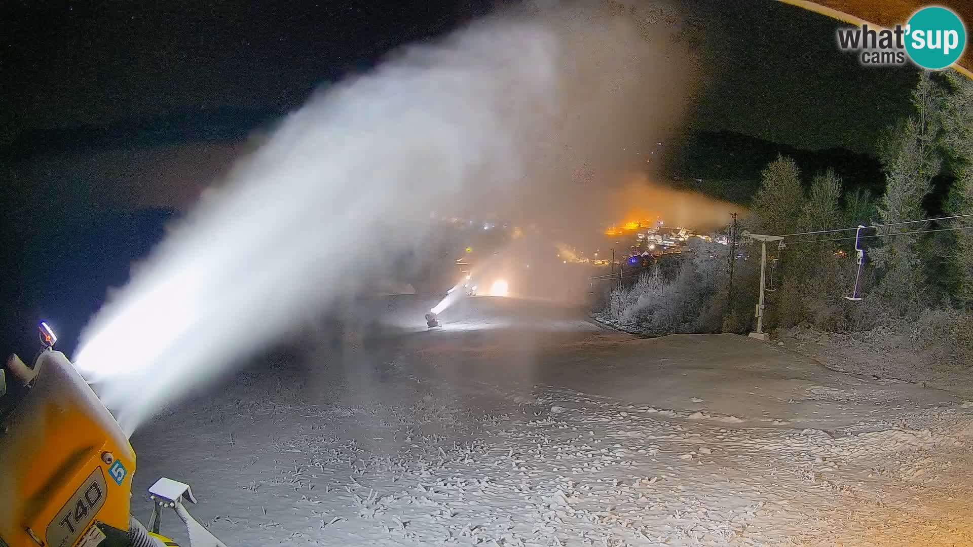 Spletna kamera Bohinjska Bistrica – Pogled v živo s smučišča Kozji Hrbet