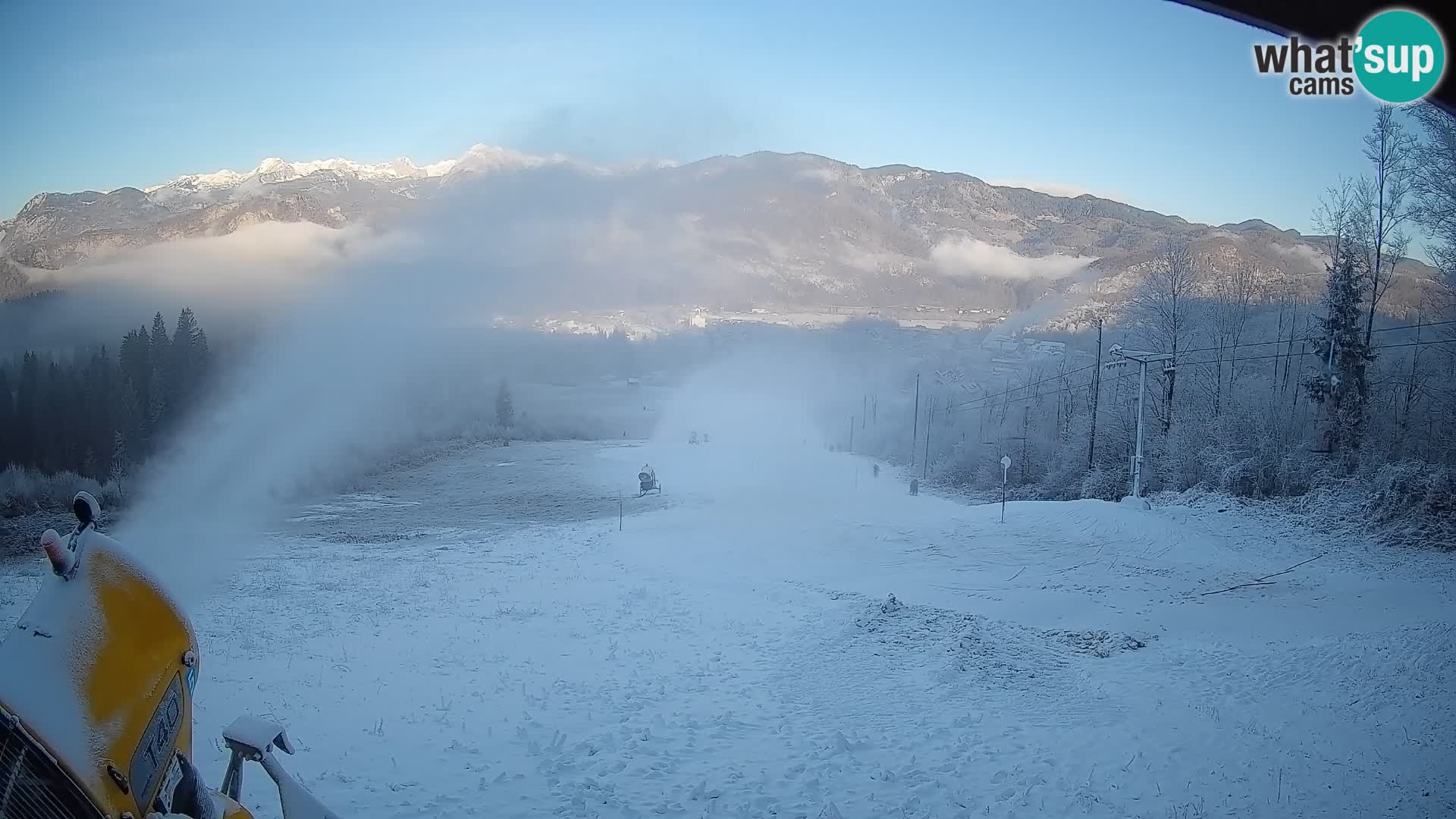Webcam Bohinjska Bistrica – Live View from Kozji Hrbet Ski Station