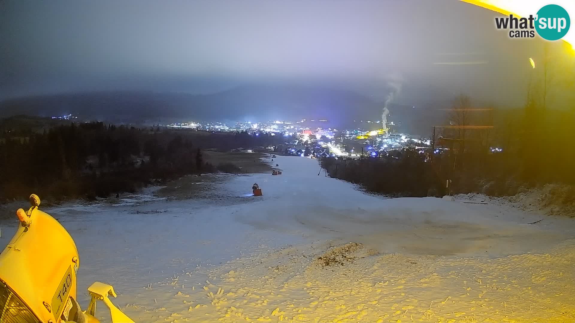 Spletna kamera Bohinjska Bistrica – Pogled v živo s smučišča Kozji Hrbet
