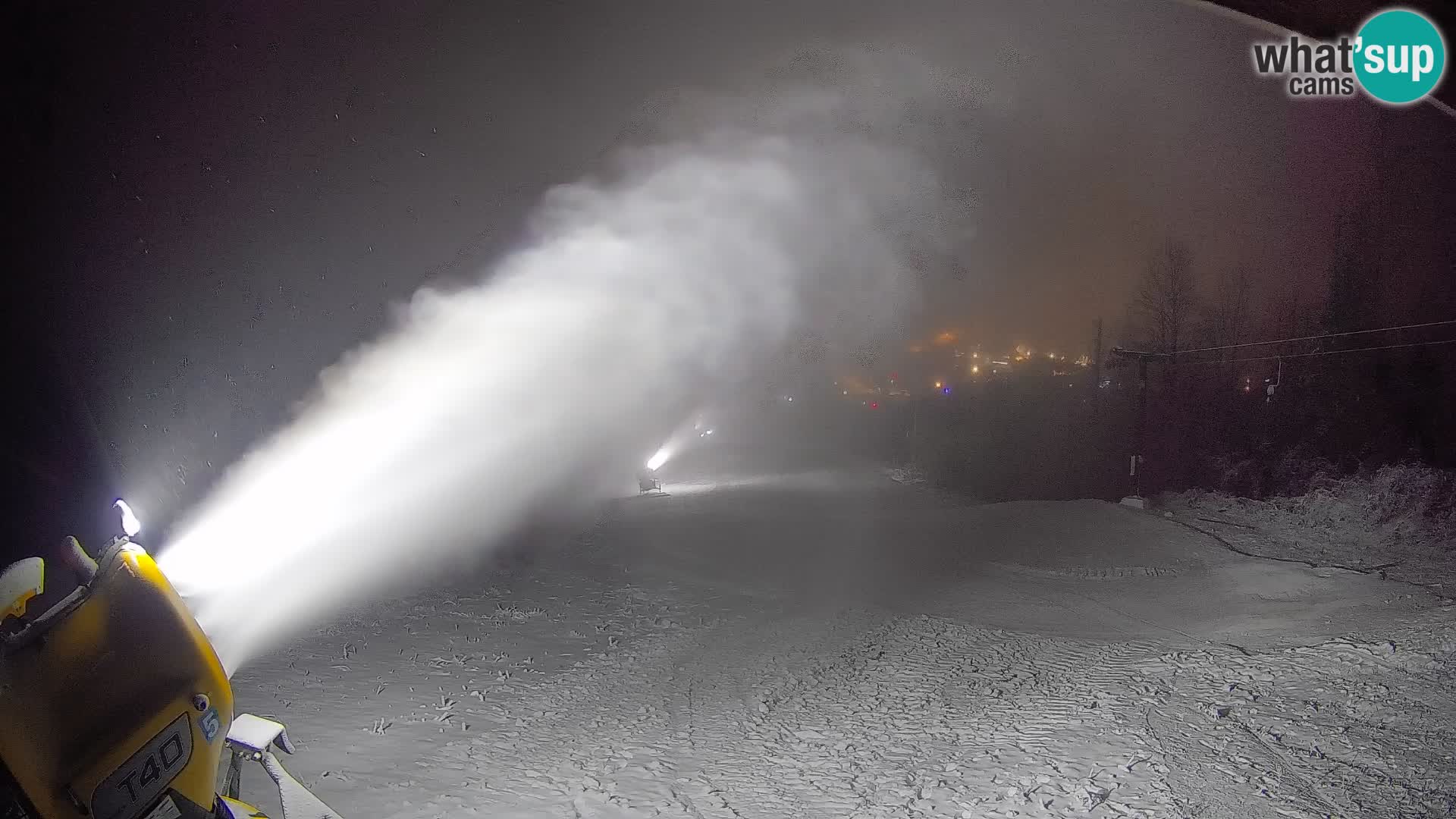 Spletna kamera Bohinjska Bistrica – Pogled v živo s smučišča Kozji Hrbet