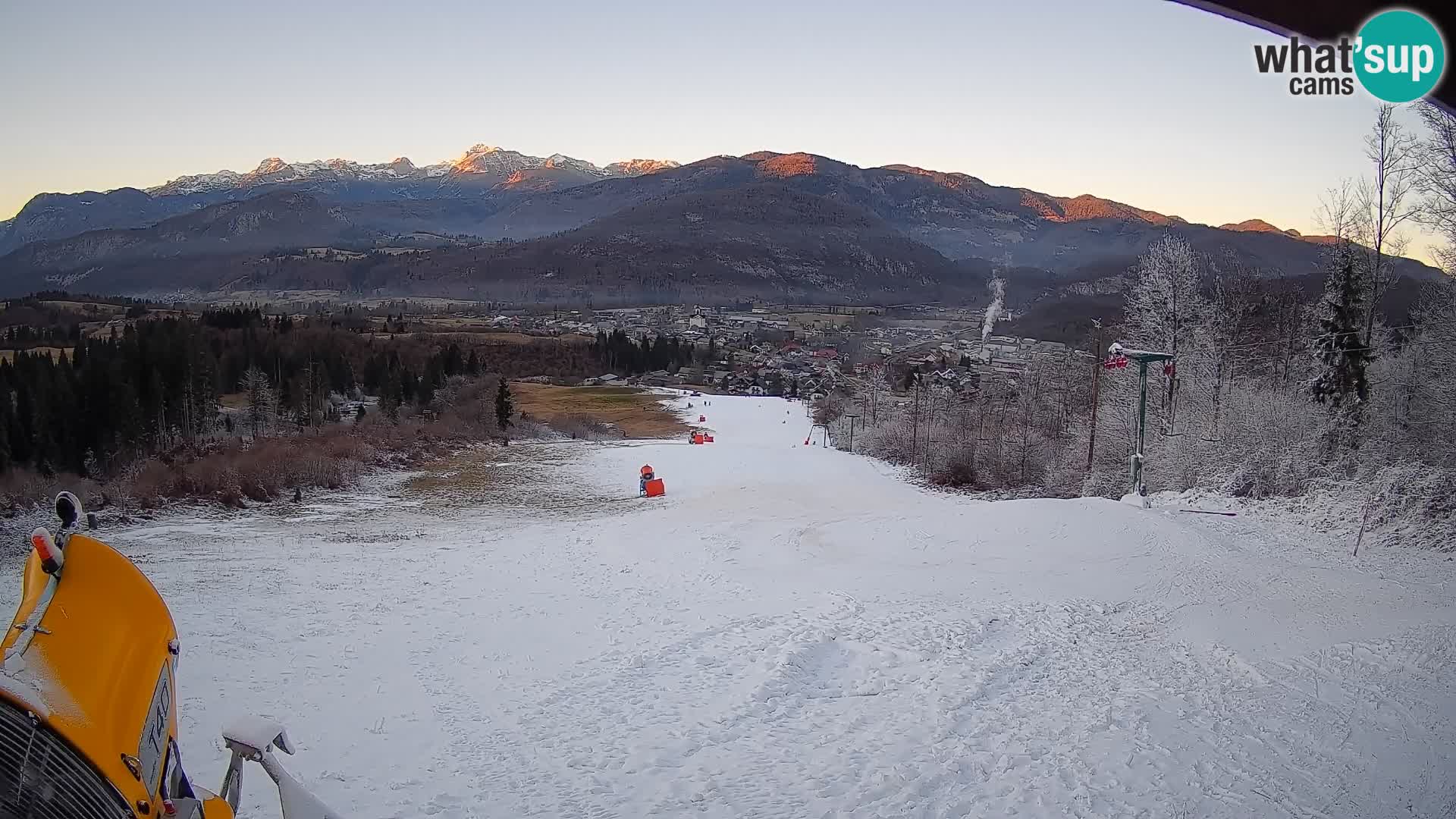 Webcam Bohinjska Bistrica – Live View from Kozji Hrbet Ski Station
