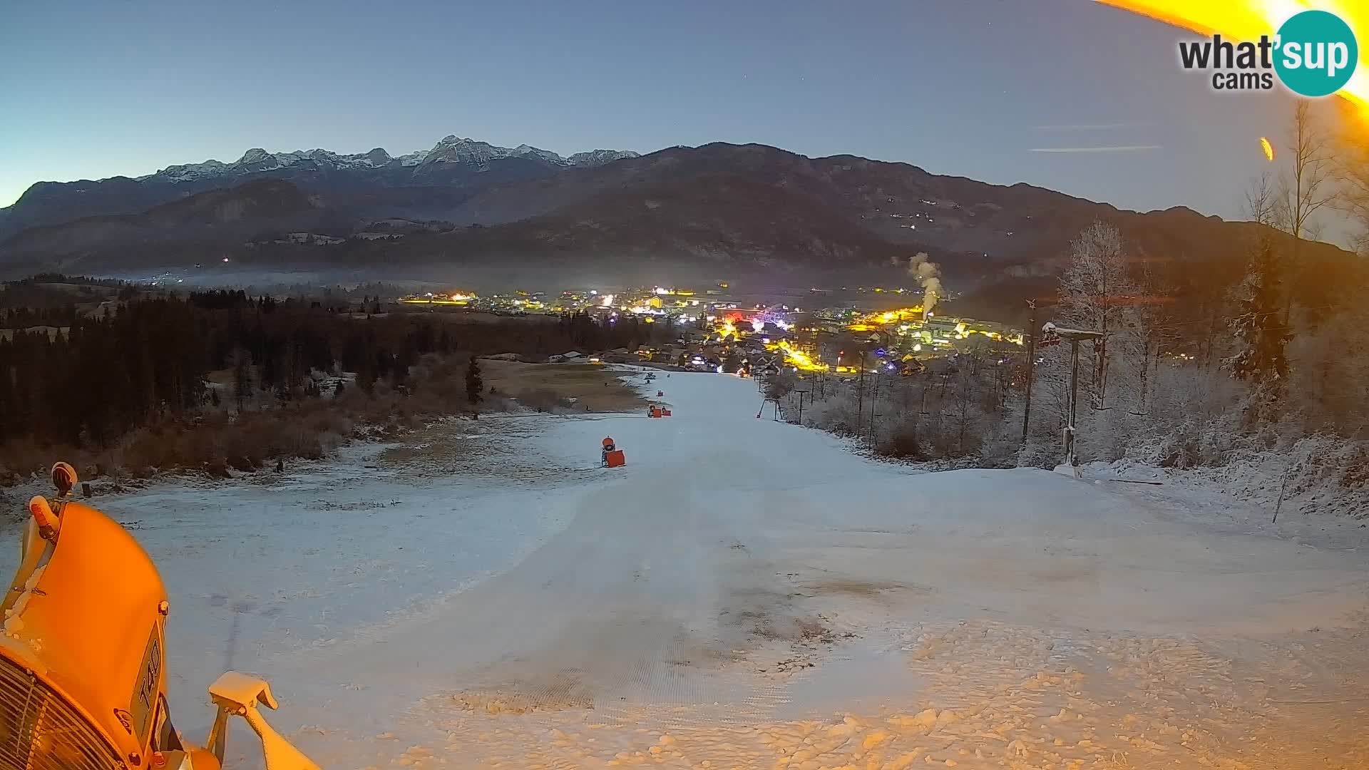 Webcam Bohinjska Bistrica – Live View from Kozji Hrbet Ski Station