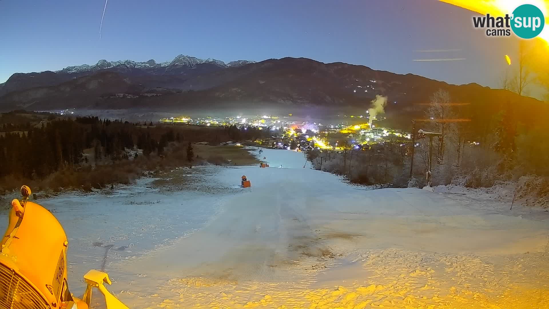 Webcam Bohinjska Bistrica – Live View from Kozji Hrbet Ski Station