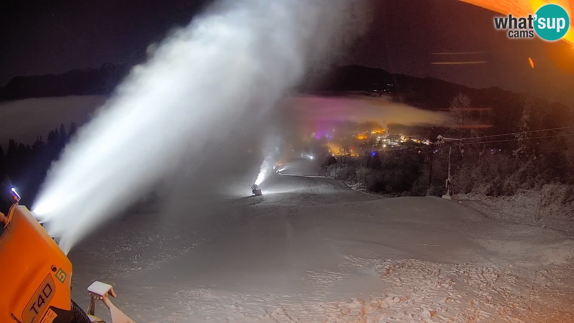 Kamera uživo Bohinjska Bistrica – Pogled u stvarnom vremenu sa skijališta Kozji Hrbet