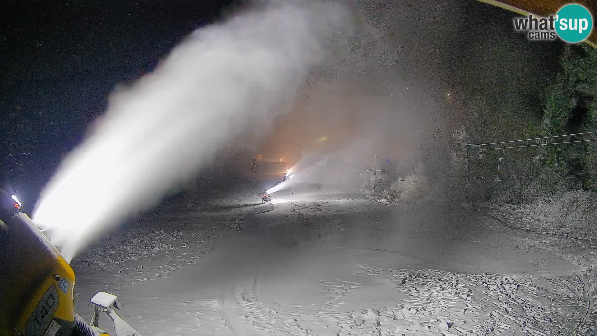 Kamera uživo Bohinjska Bistrica – Pogled u stvarnom vremenu sa skijališta Kozji Hrbet