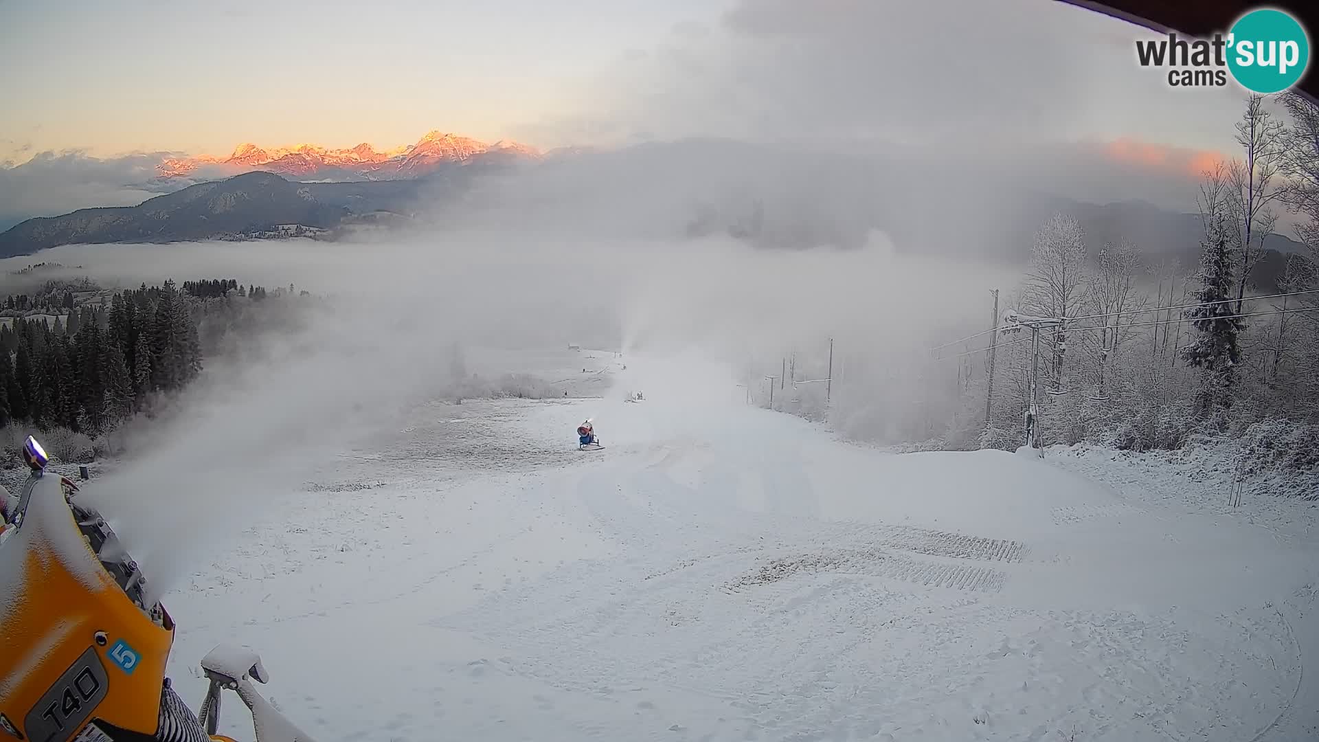 Webcam Bohinjska Bistrica – Live View from Kozji Hrbet Ski Station