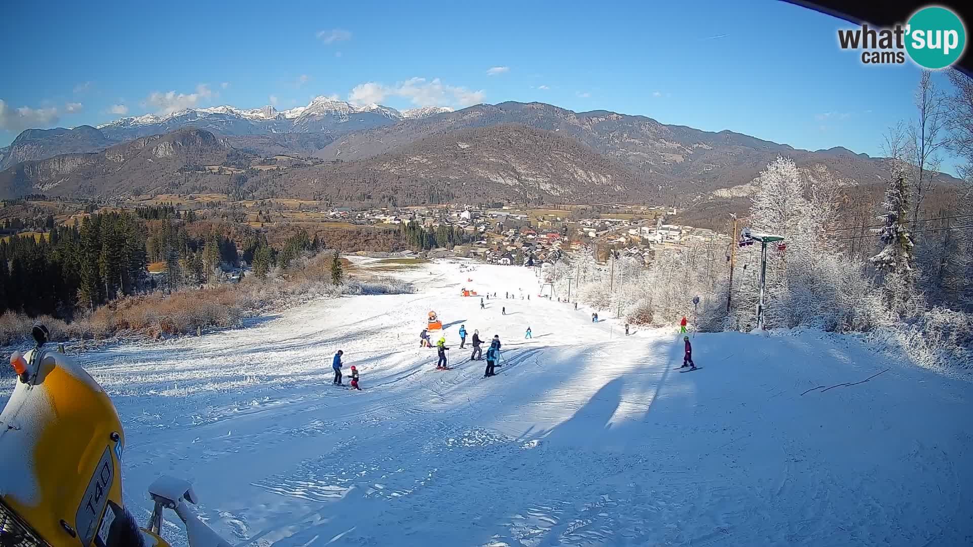 Webcam Bohinjska Bistrica – Vista live dalla stazione sciistica Kozji Hrbet