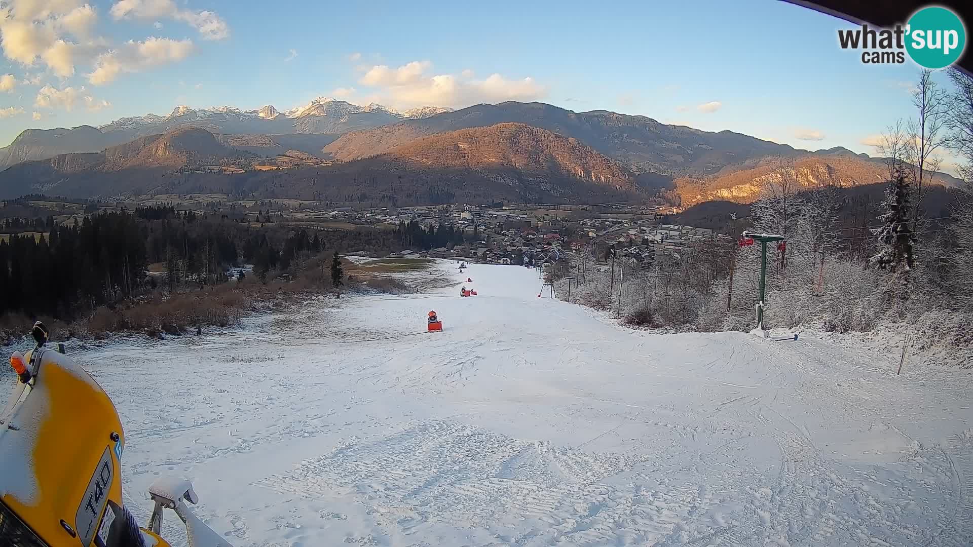 Webcam Bohinjska Bistrica – Live View from Kozji Hrbet Ski Station