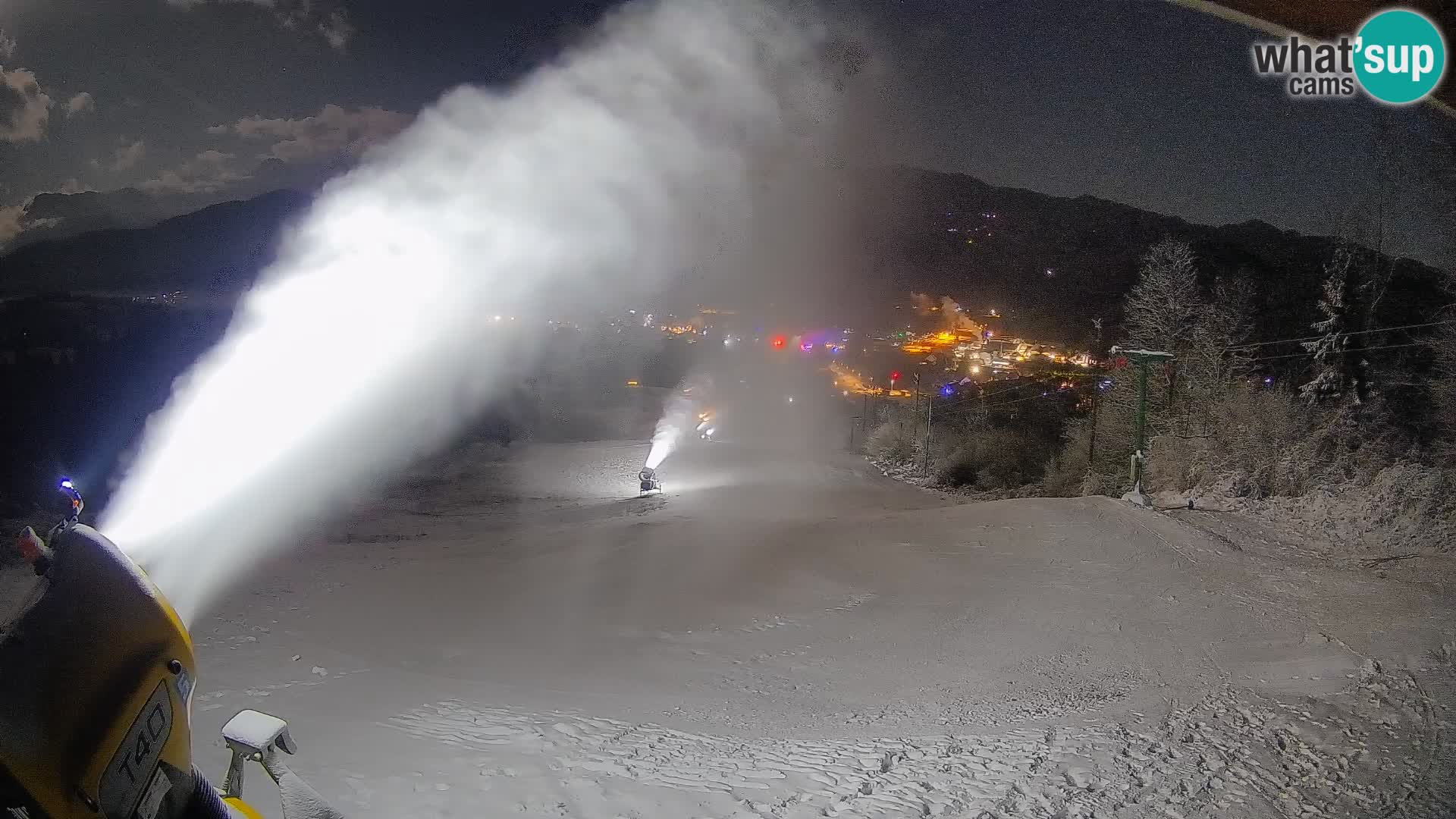 Kamera uživo Bohinjska Bistrica – Pogled u stvarnom vremenu sa skijališta Kozji Hrbet