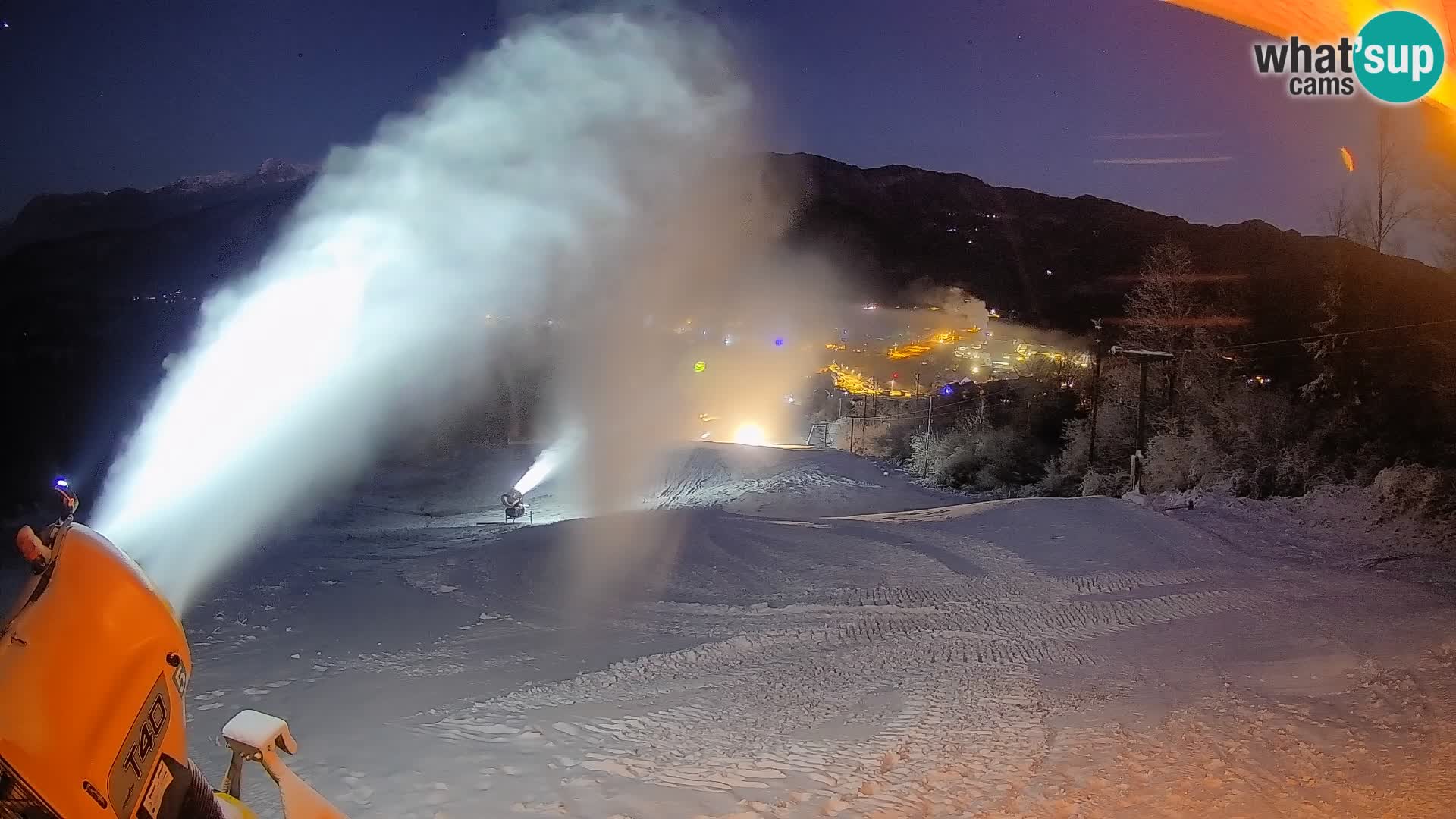 Spletna kamera Bohinjska Bistrica – Pogled v živo s smučišča Kozji Hrbet