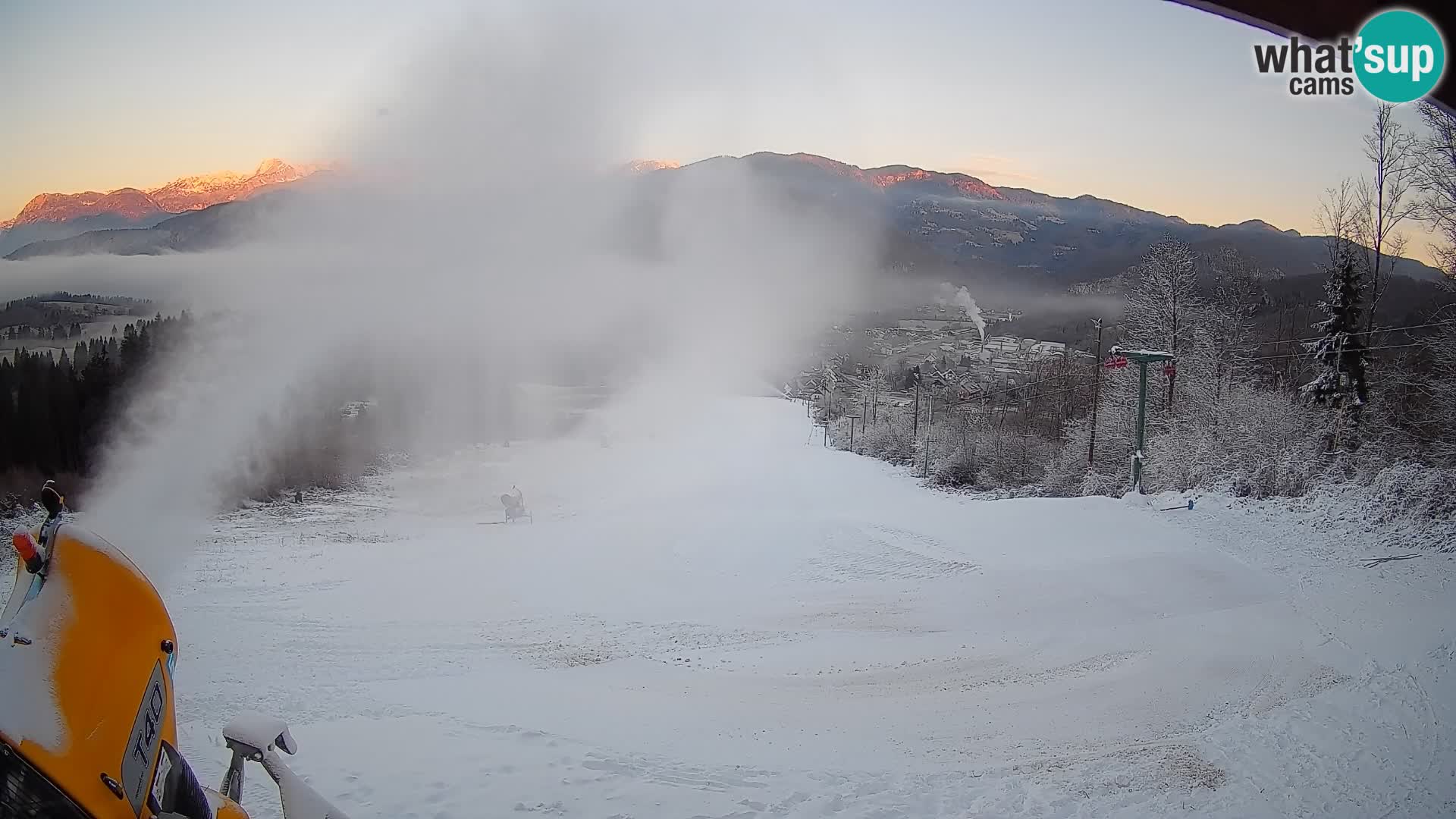 Webcam Bohinjska Bistrica – Live View from Kozji Hrbet Ski Station