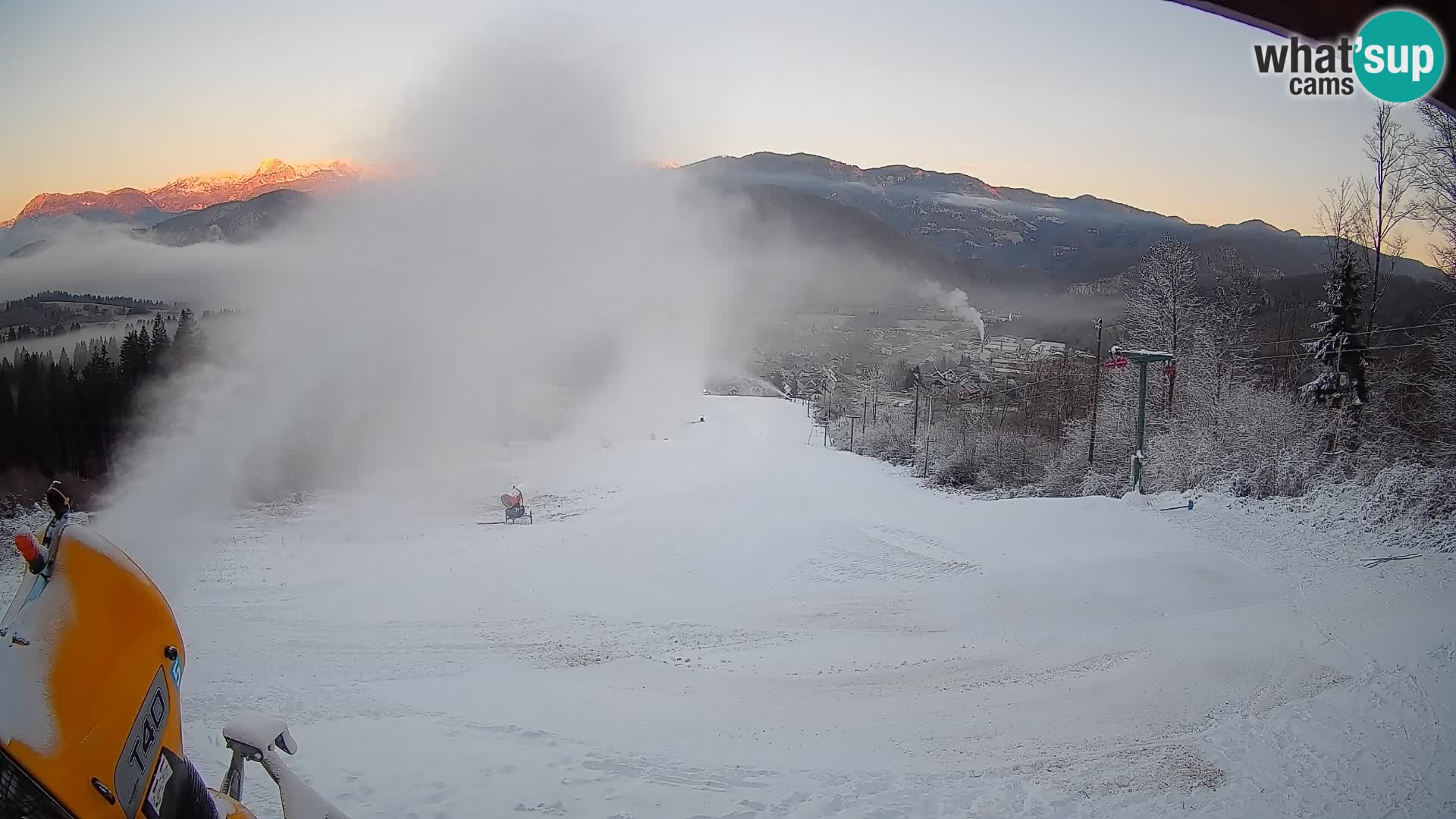 Webcam Bohinjska Bistrica – Live View from Kozji Hrbet Ski Station