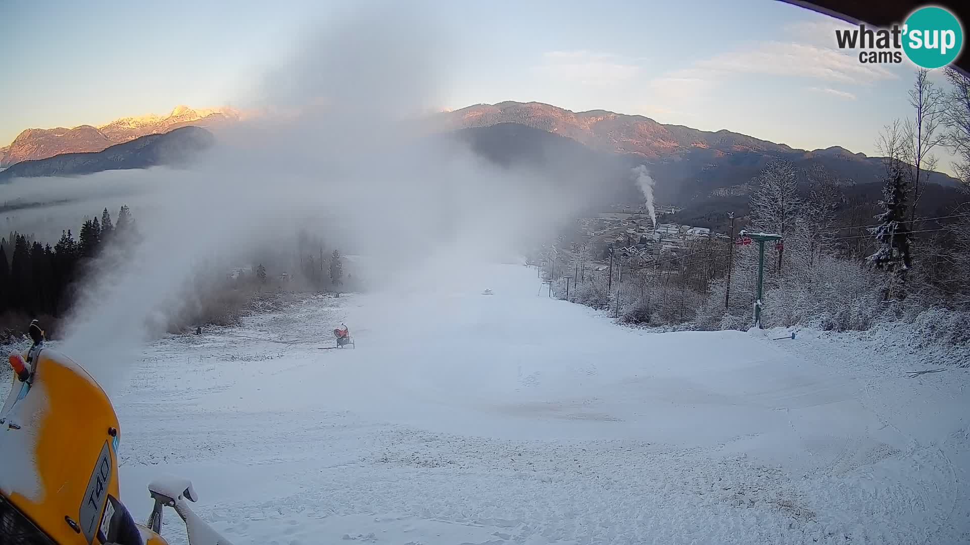 Webcam Bohinjska Bistrica – Vista live dalla stazione sciistica Kozji Hrbet