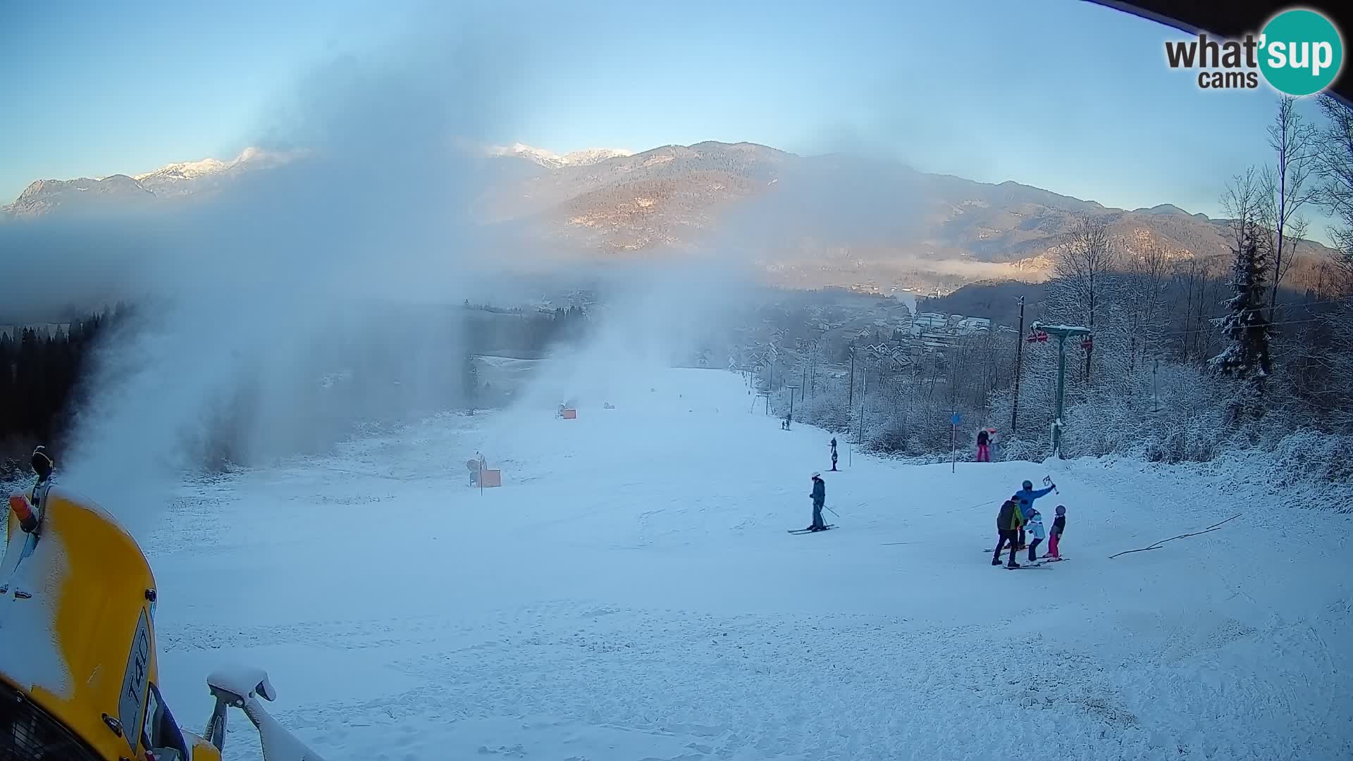 Webcam Bohinjska Bistrica – Live View from Kozji Hrbet Ski Station