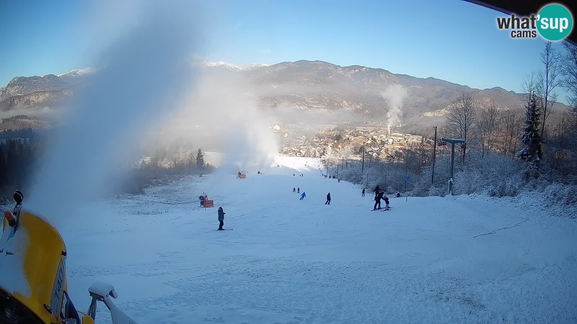Webcam Bohinjska Bistrica – Live View from Kozji Hrbet Ski Station