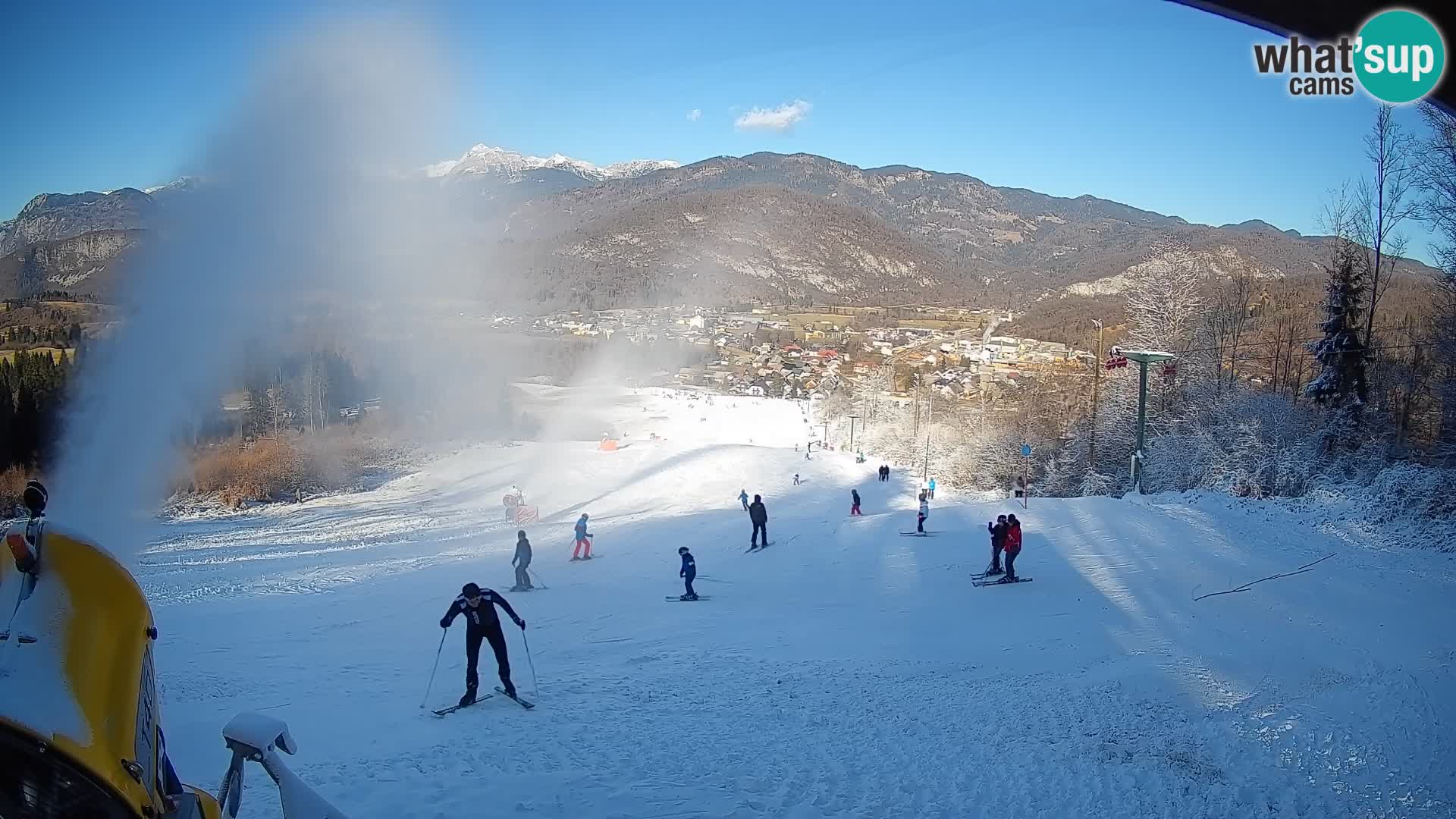 Webcam Bohinjska Bistrica – Live View from Kozji Hrbet Ski Station